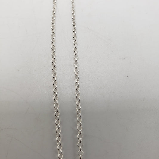 18 inch Sterling Silver Small Circle Chain.