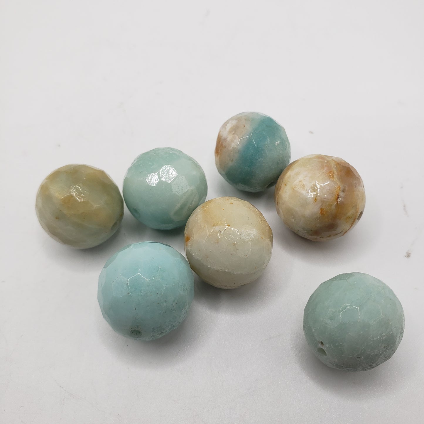 18mm Amazonite Single Bead.