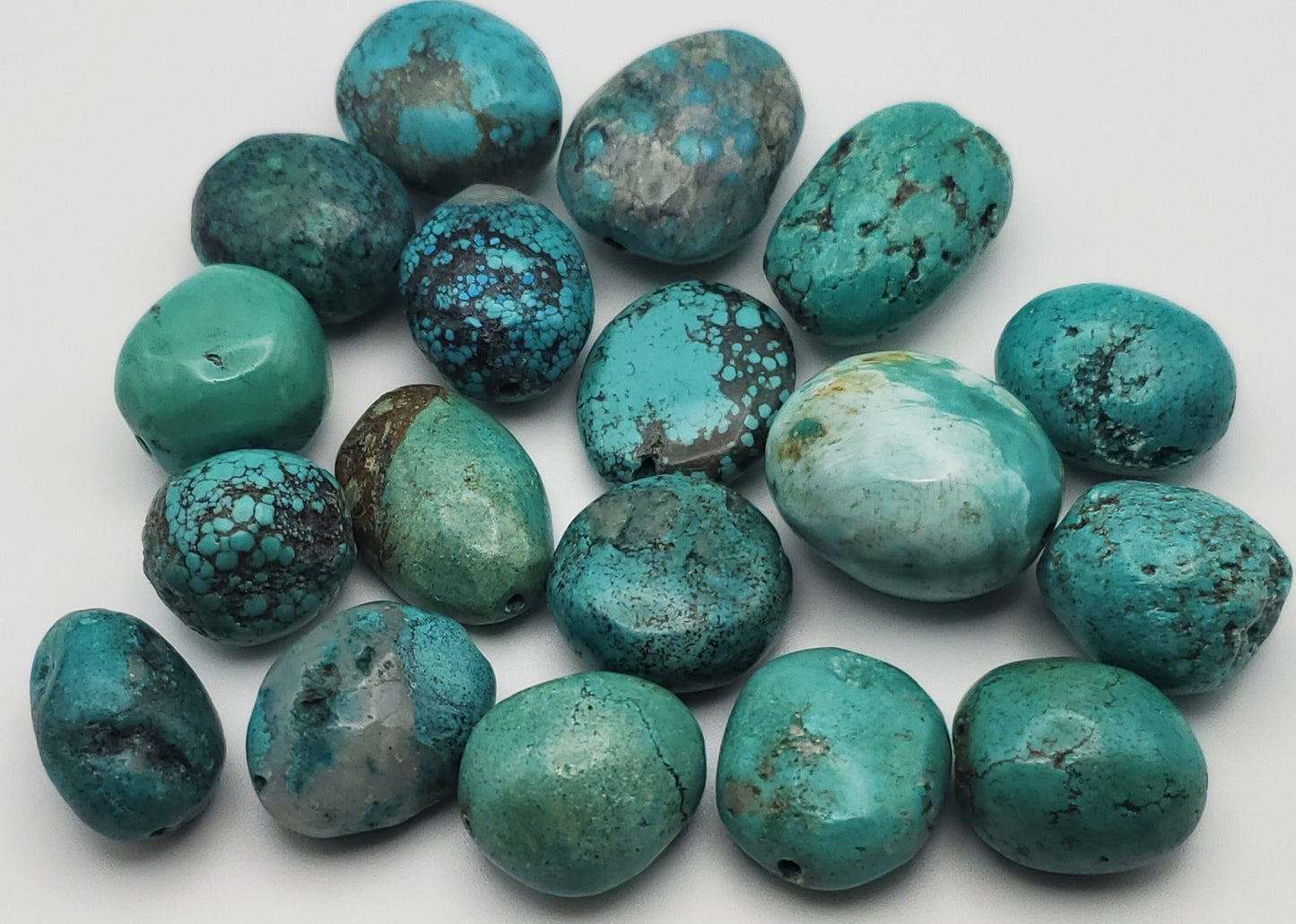 20-30mm Turquoise Chunk Single Bead.