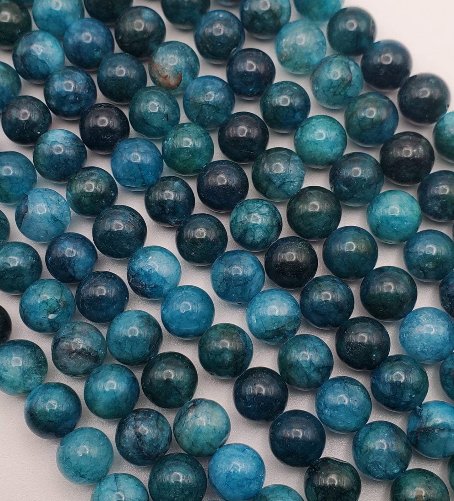 10mm Apatite Round Dyed