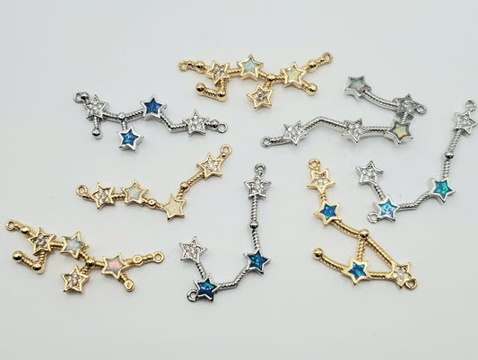 Opal Gemstone Constellation Connector