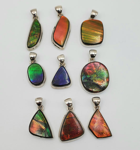 SS Ammolite Pendant