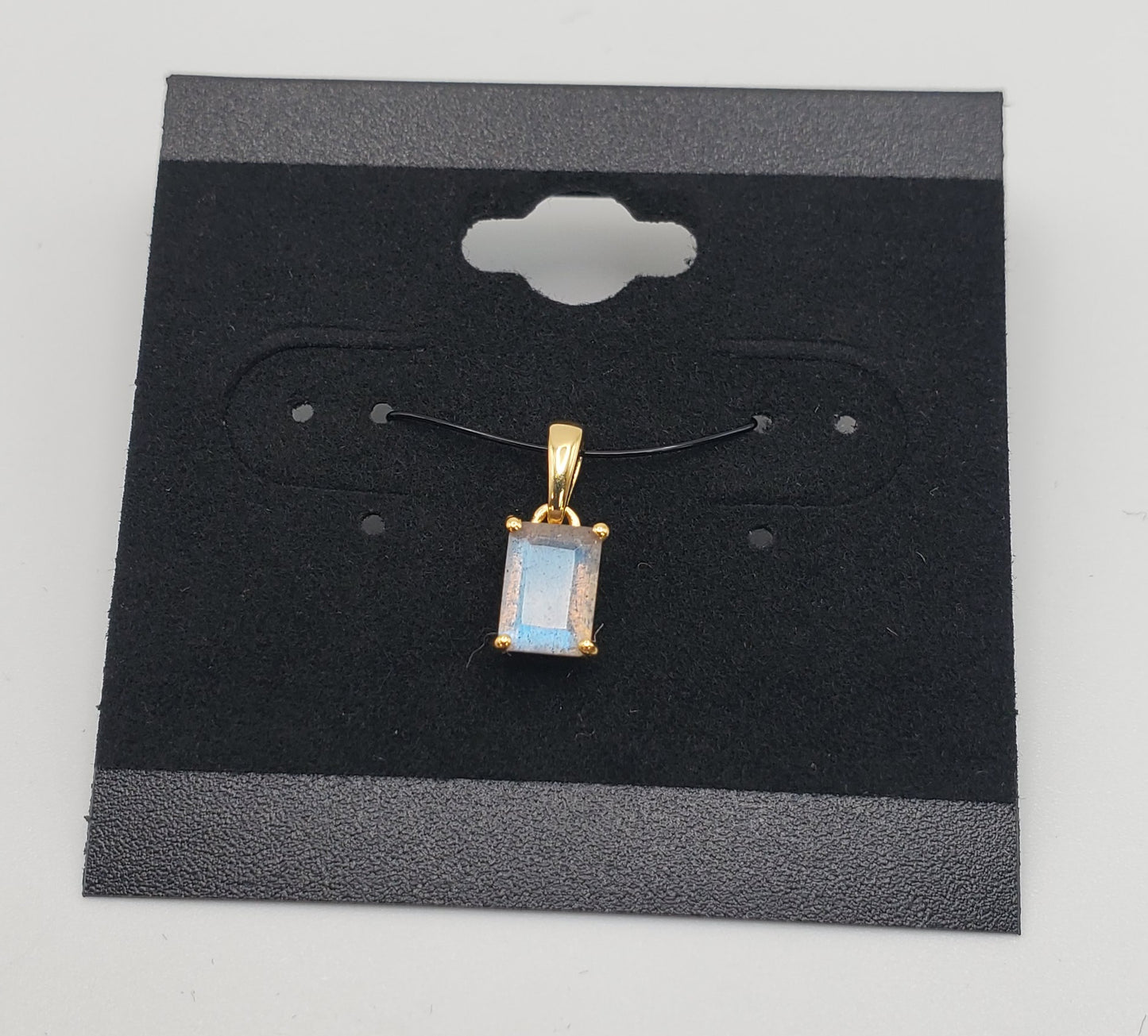 GP Labradorite Gemstone Faceted Pendant