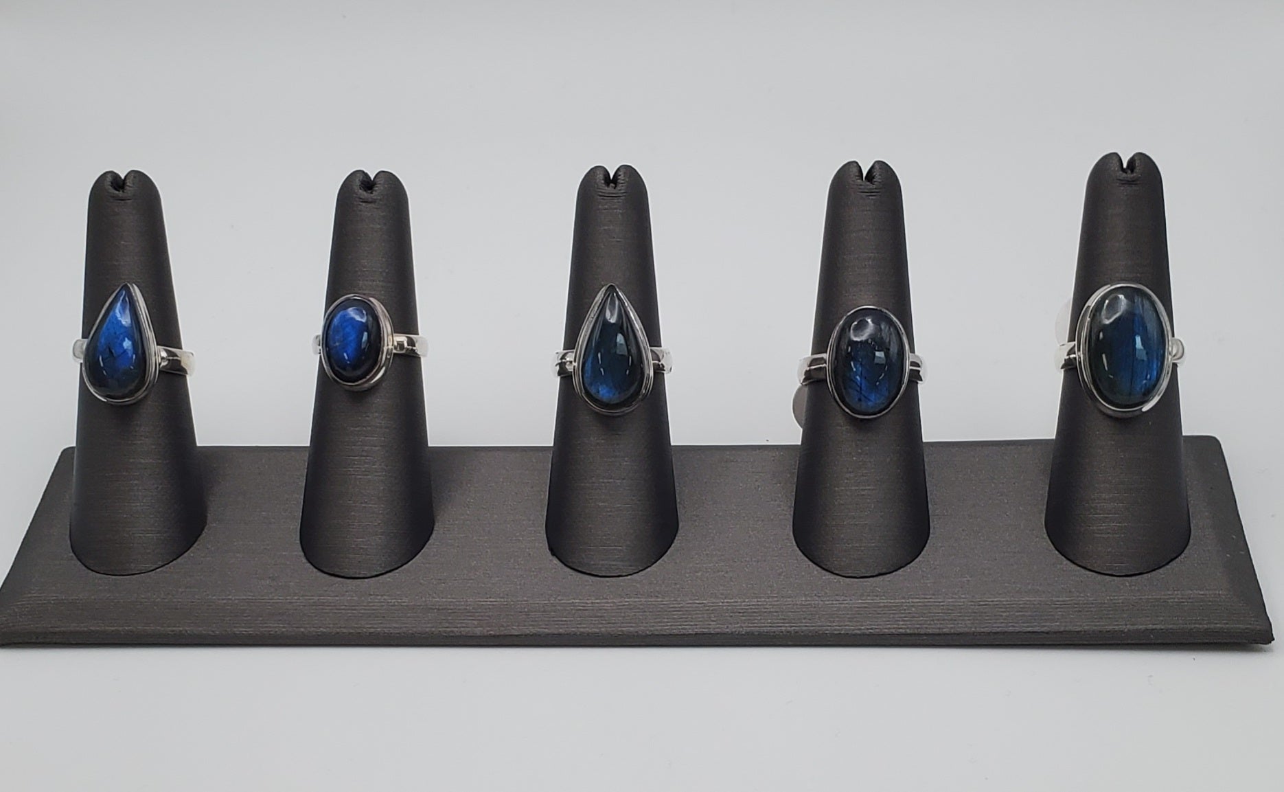 SS Blue Labradorite Ring