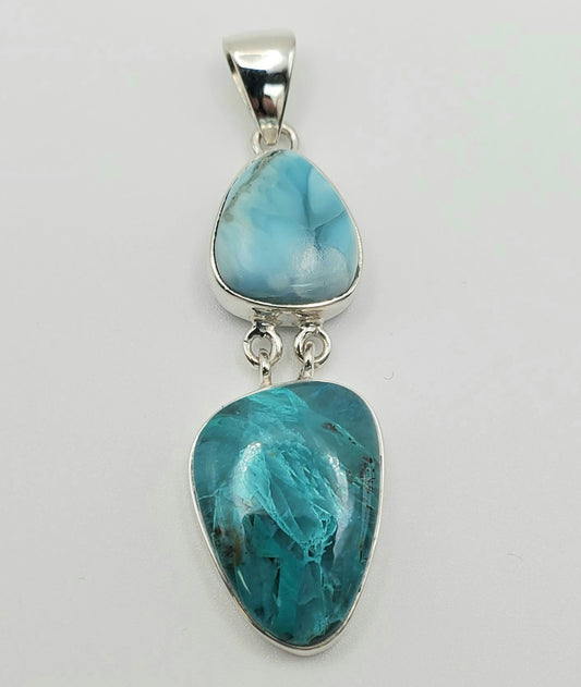 SS Larimar Quantum Quattro Pendant