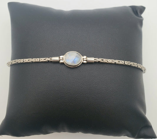 SS Moonstone Bracelet