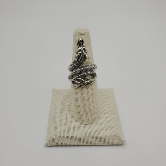 SS Dragon Wrap Ring