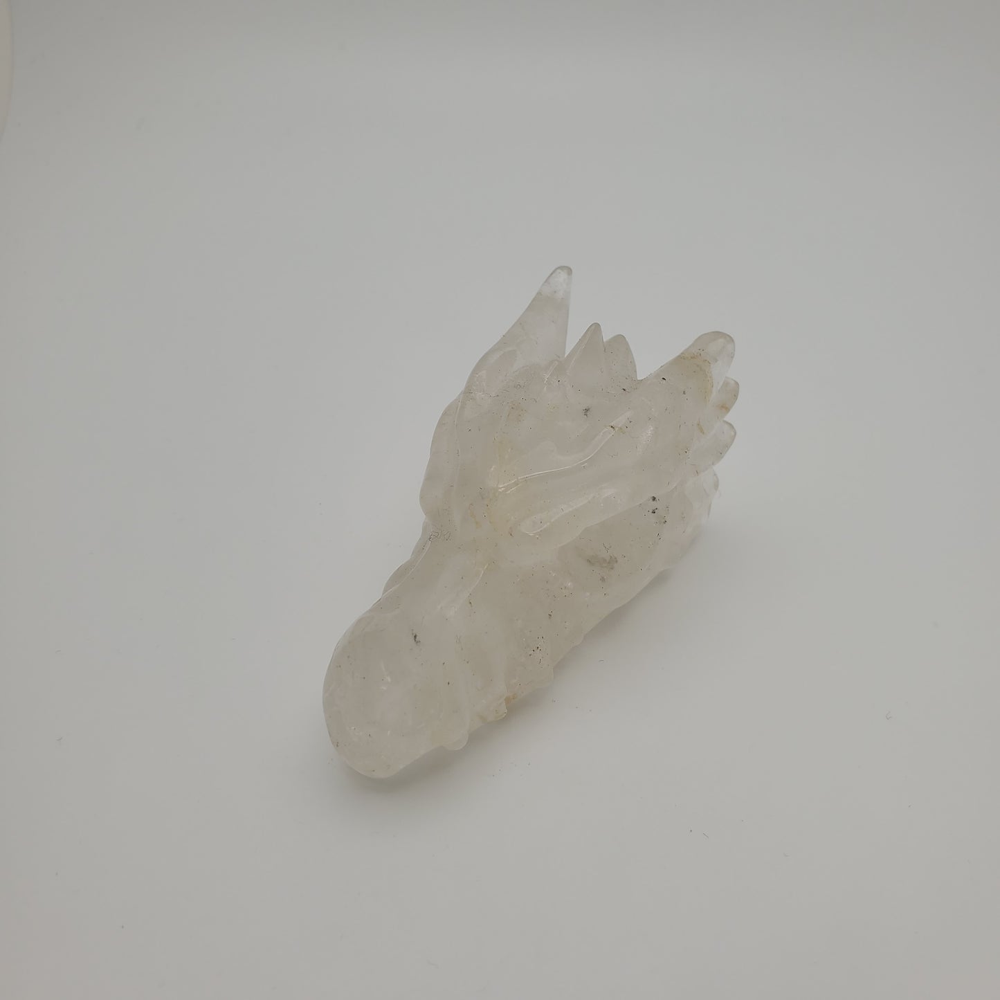 Clear Quartz Dragon Head