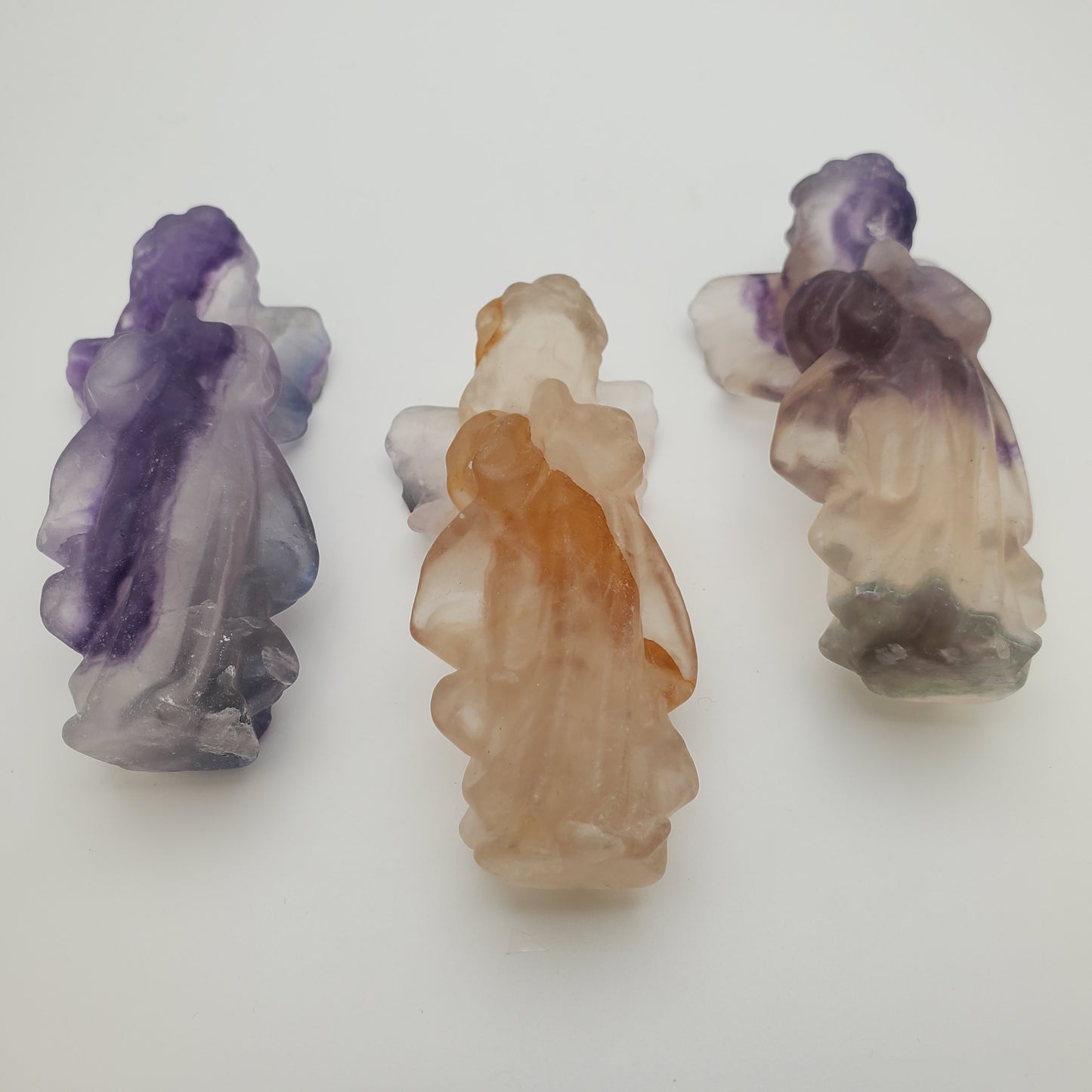 Carved Fluorite Small Angel