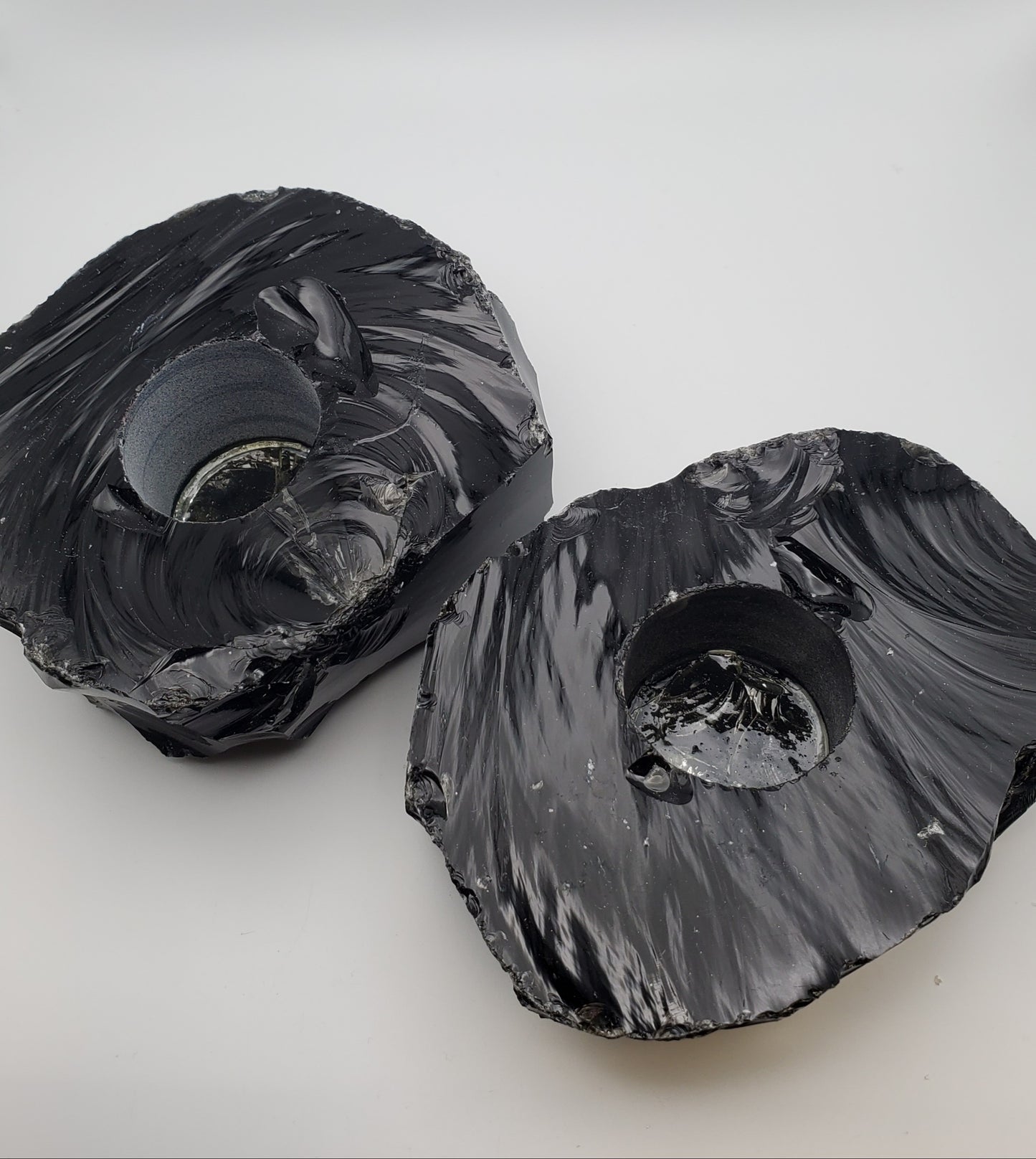 Obsidian Tea Light Holder