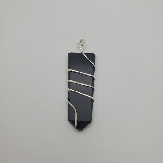 Black Obsidian Point Pendant