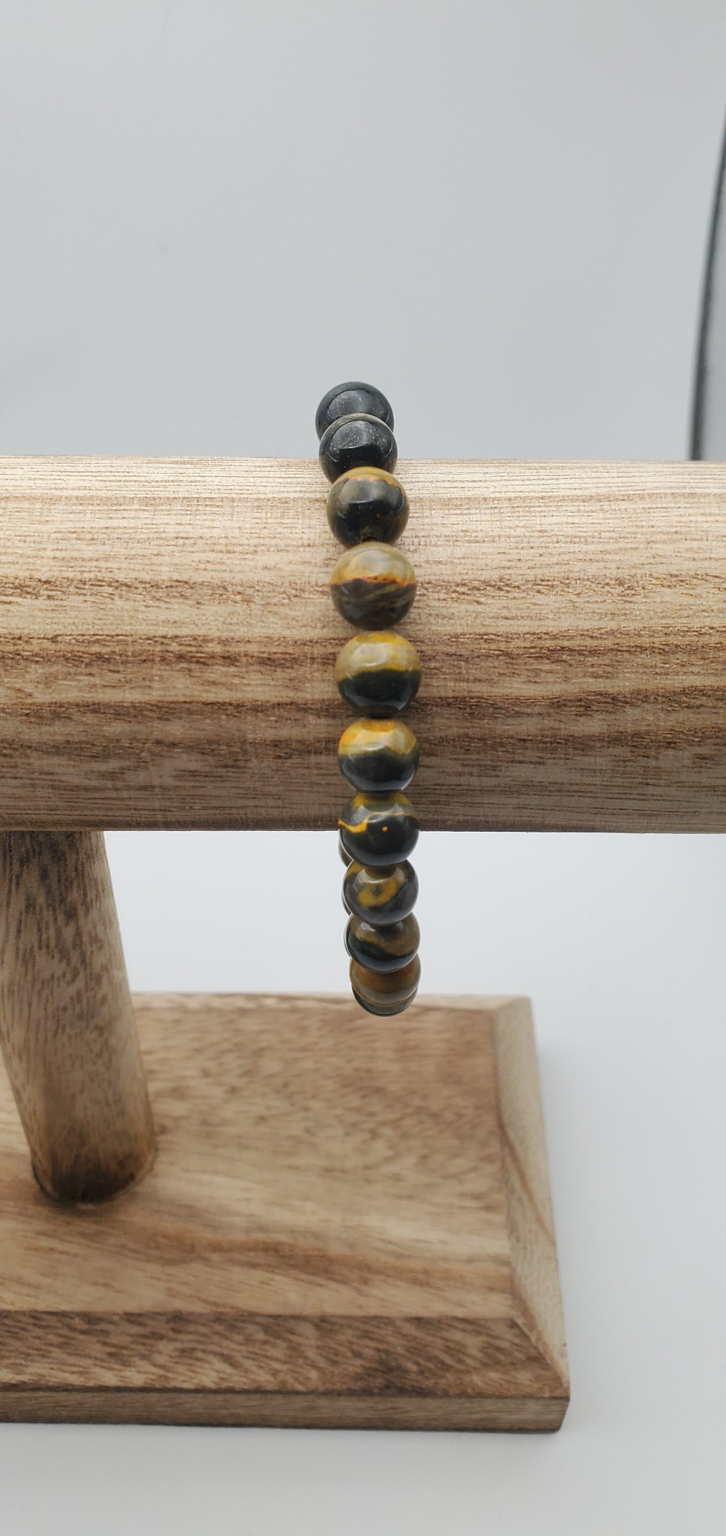 8mm Bumblebee Jasper Bracelet