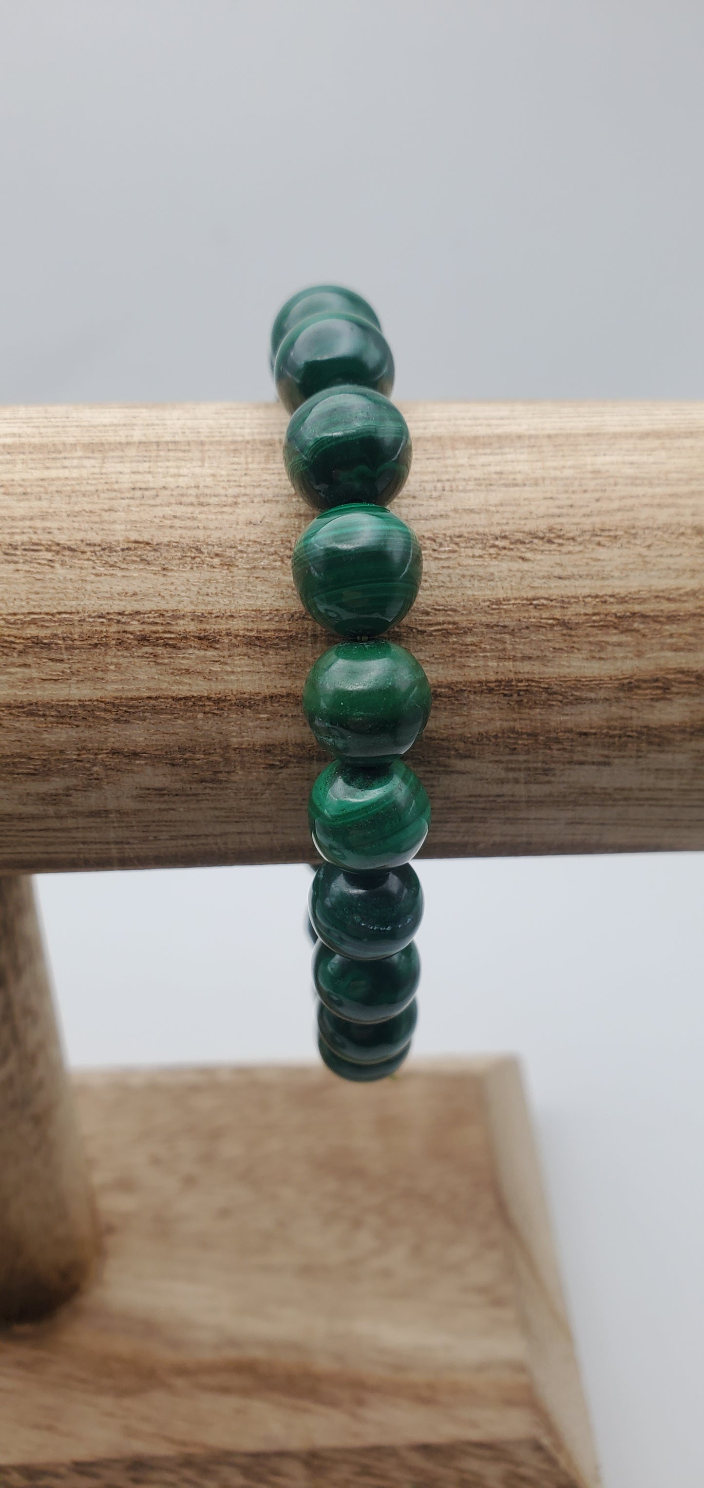 9mm Malachite Bracelet