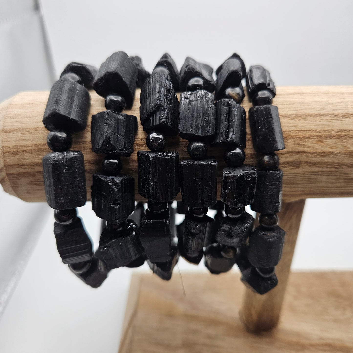 Black Tourmaline Chunk Bracelet