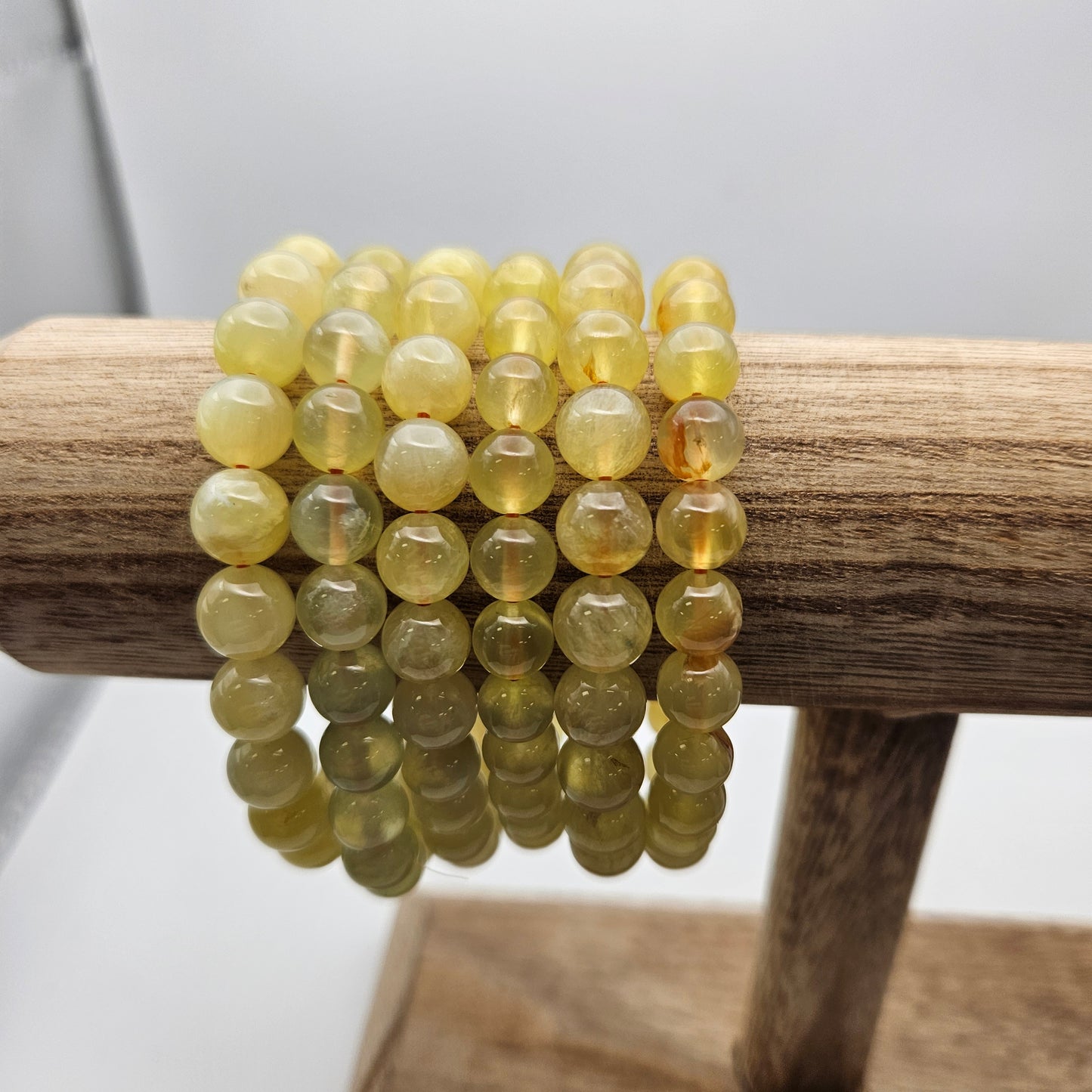 8mm Yellow Apatite Bracelet