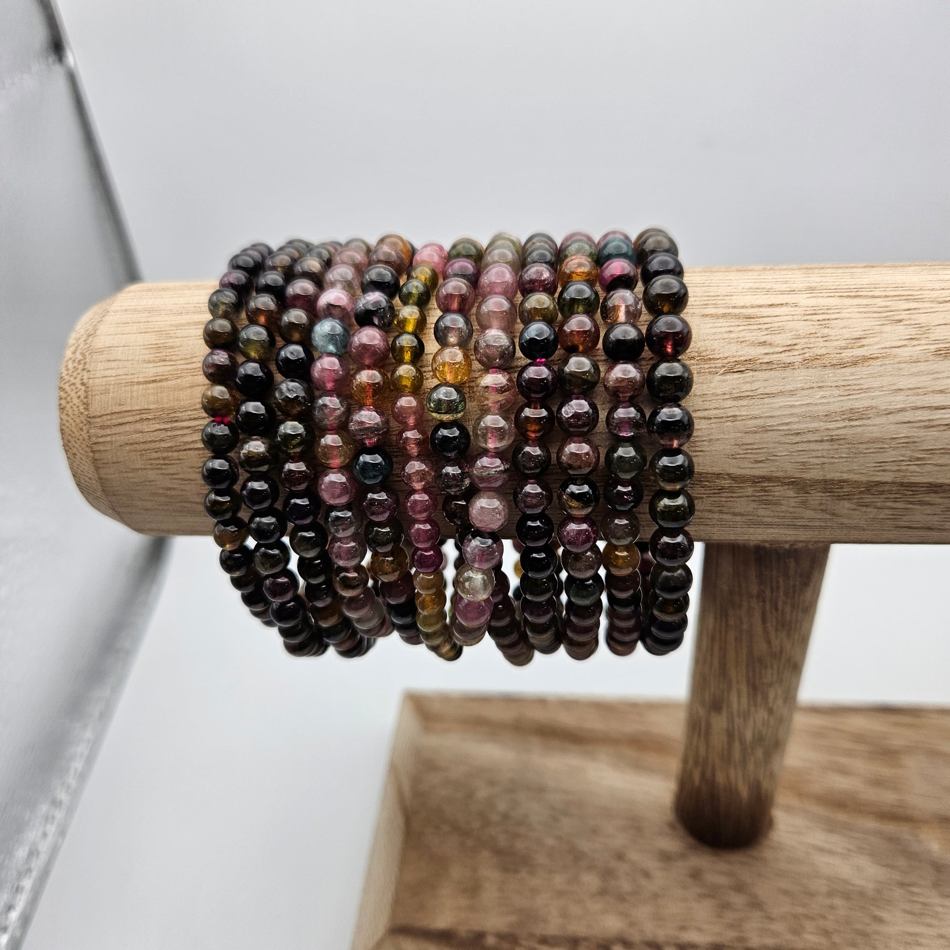 4-5mm Watermelon Tourmaline Bracelet