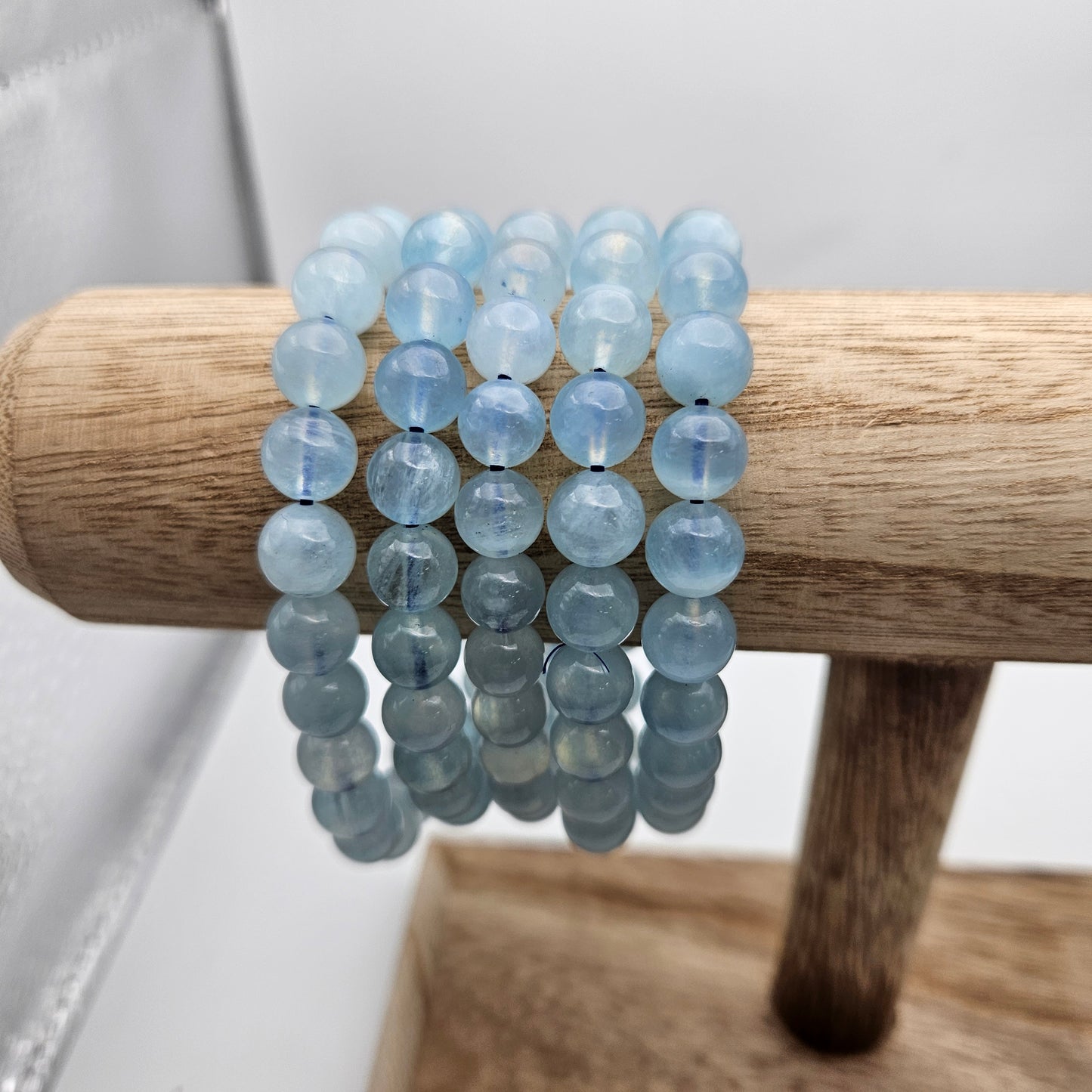 8mm Light Aquamarine Bracelet
