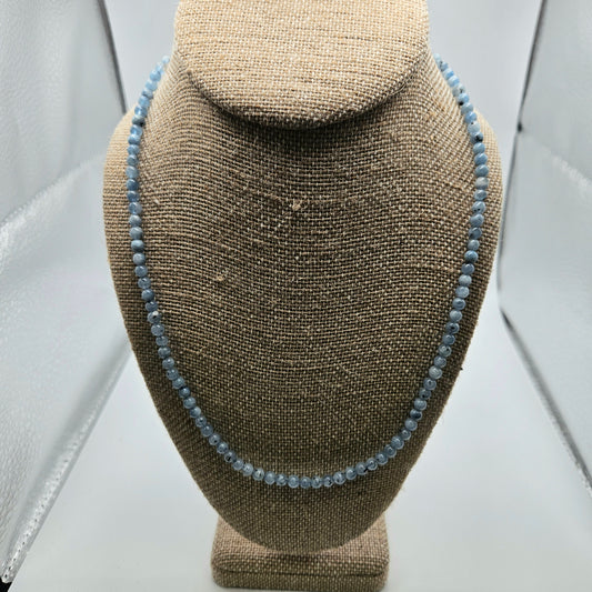 6mm Aquamarine Necklace