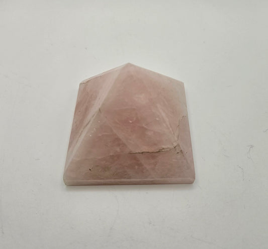 50mm Rose Quartz Pyramid