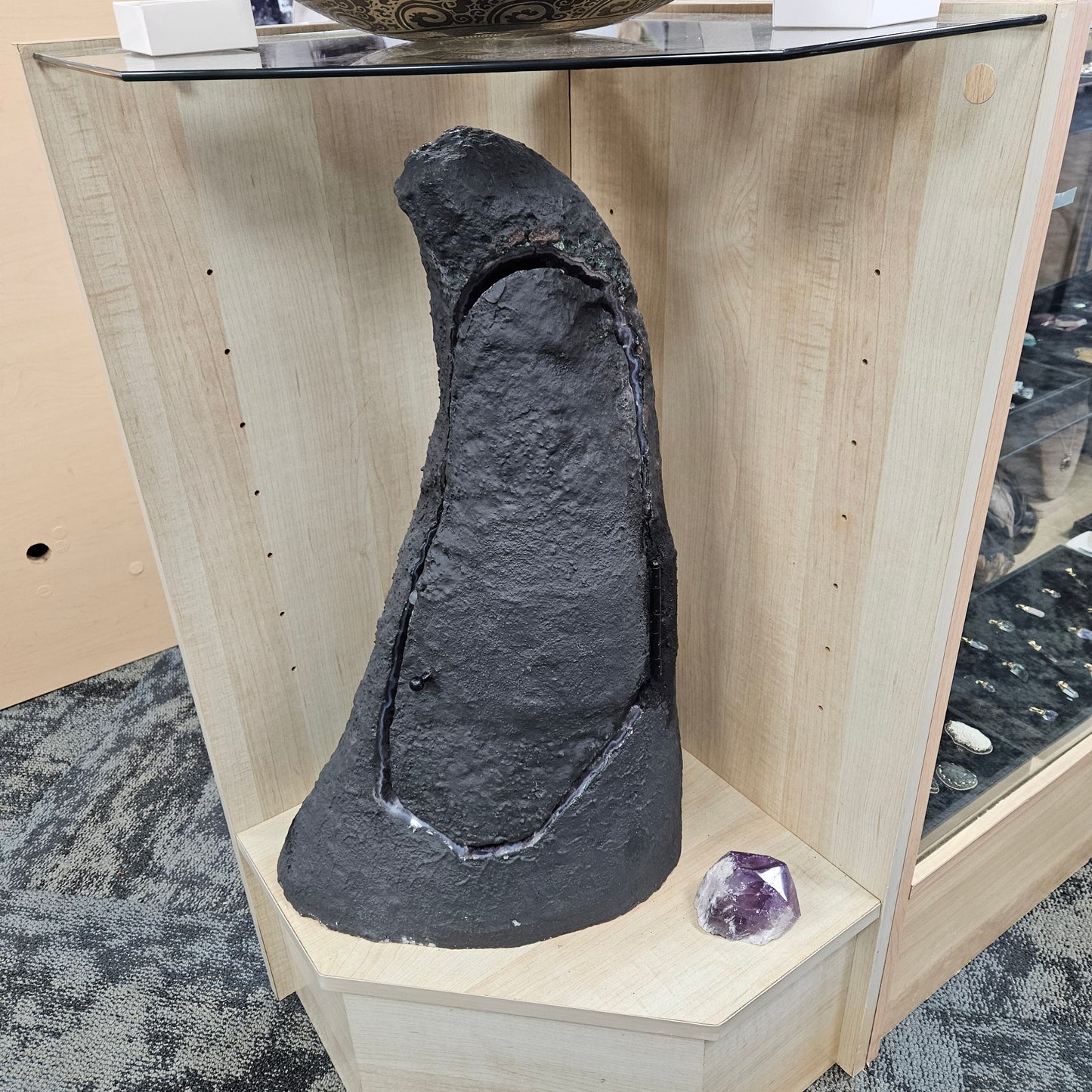 Amethyst with Door