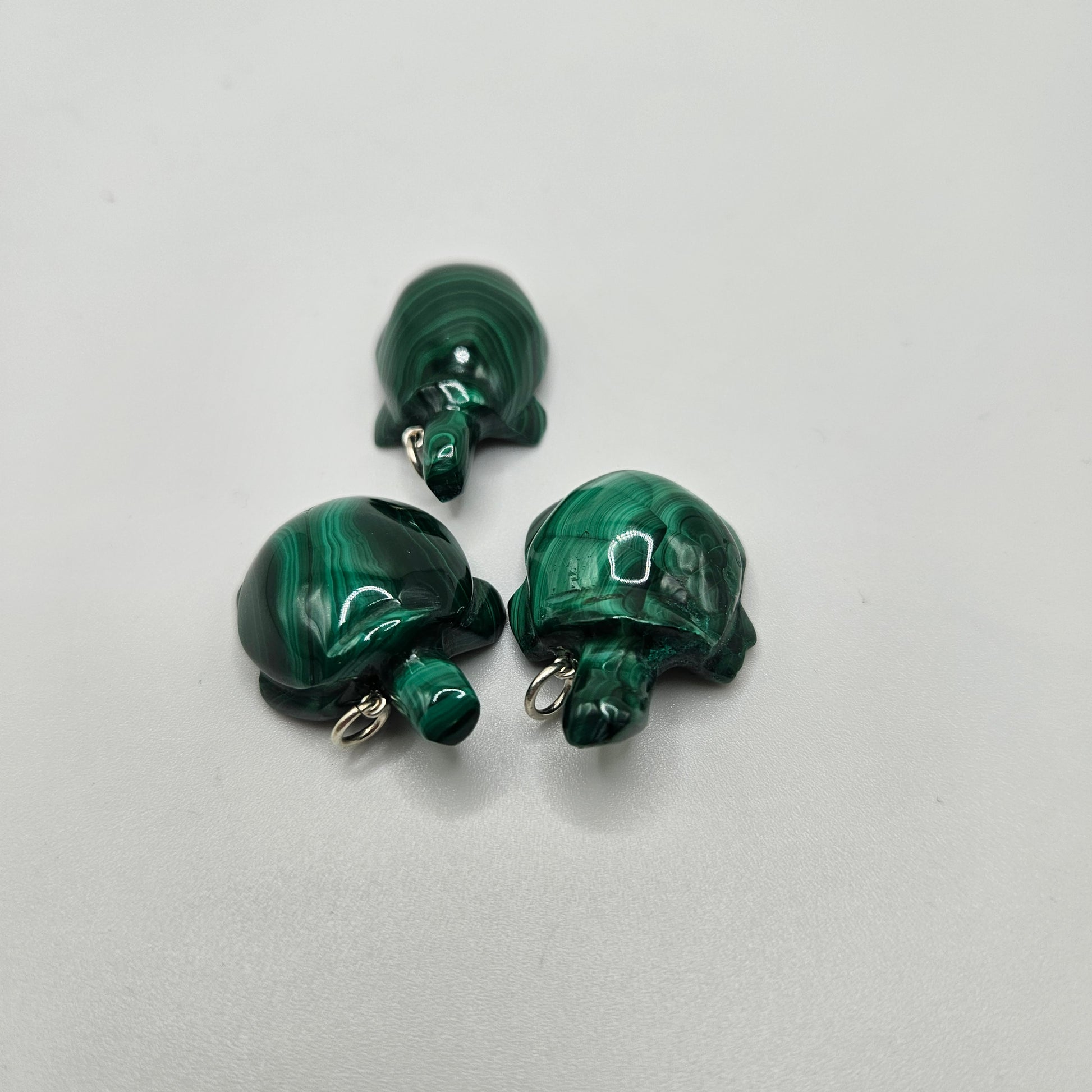 Malachite Turtle Pendant