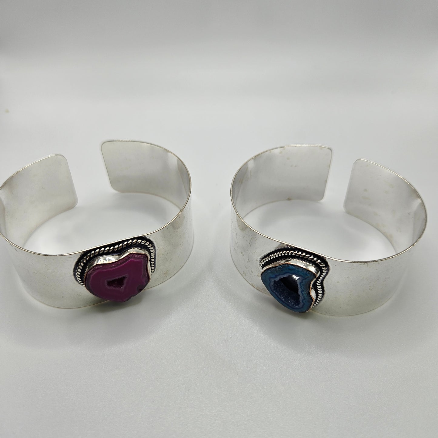 Dyed Agate Thick Cuff