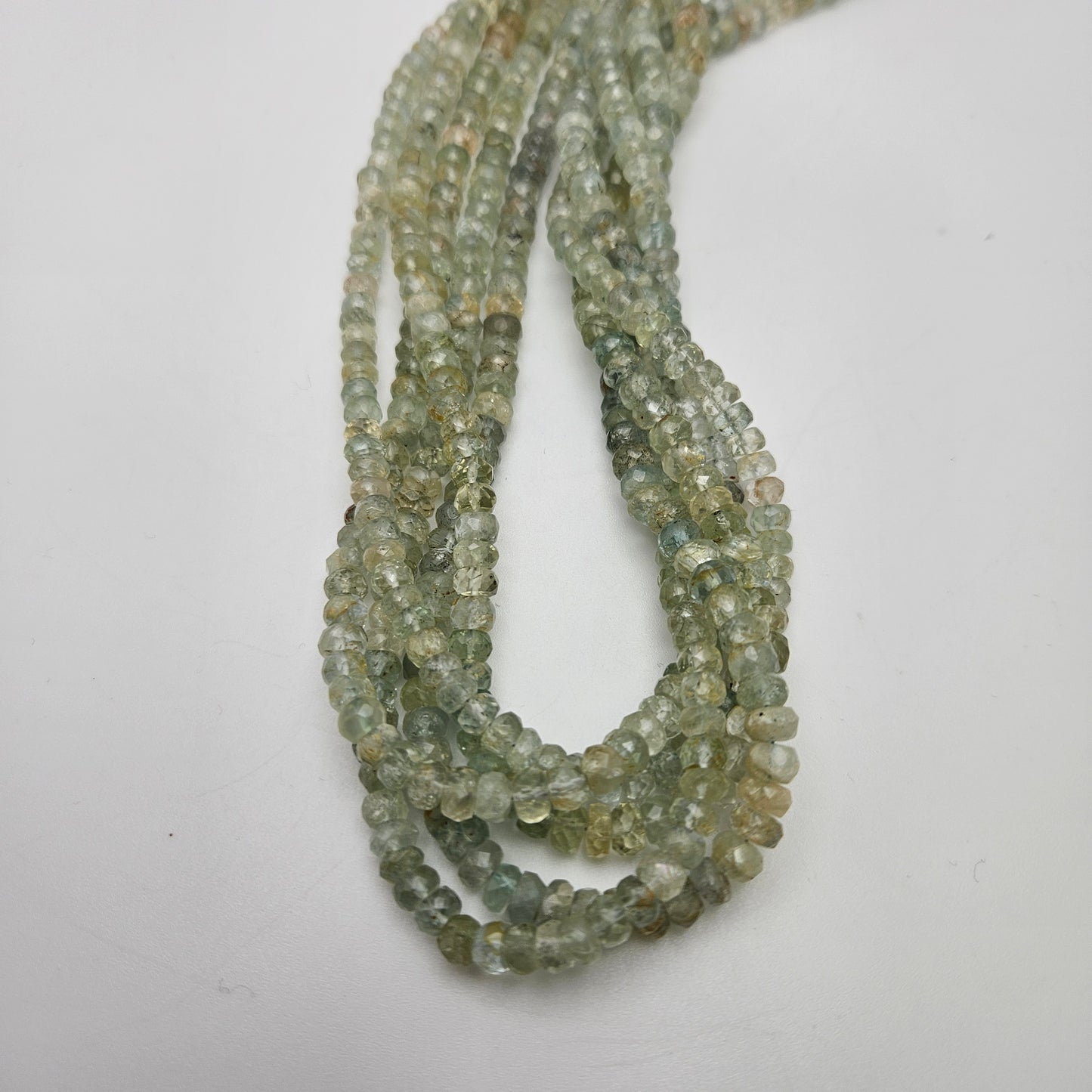 4mm Green Aquamarine Rondelle