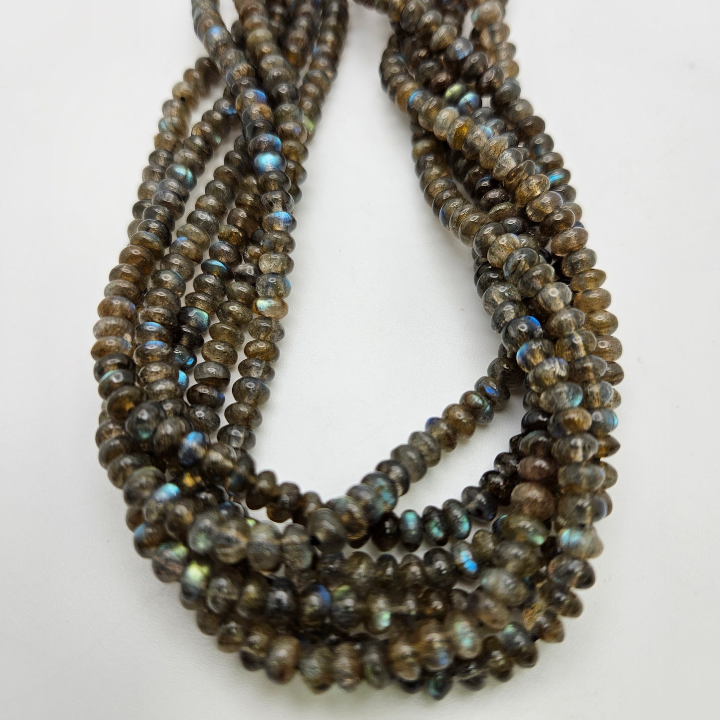 6mm Labradorite Rondelle