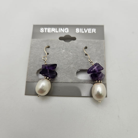 Assorted Gemstone Drop Earrings