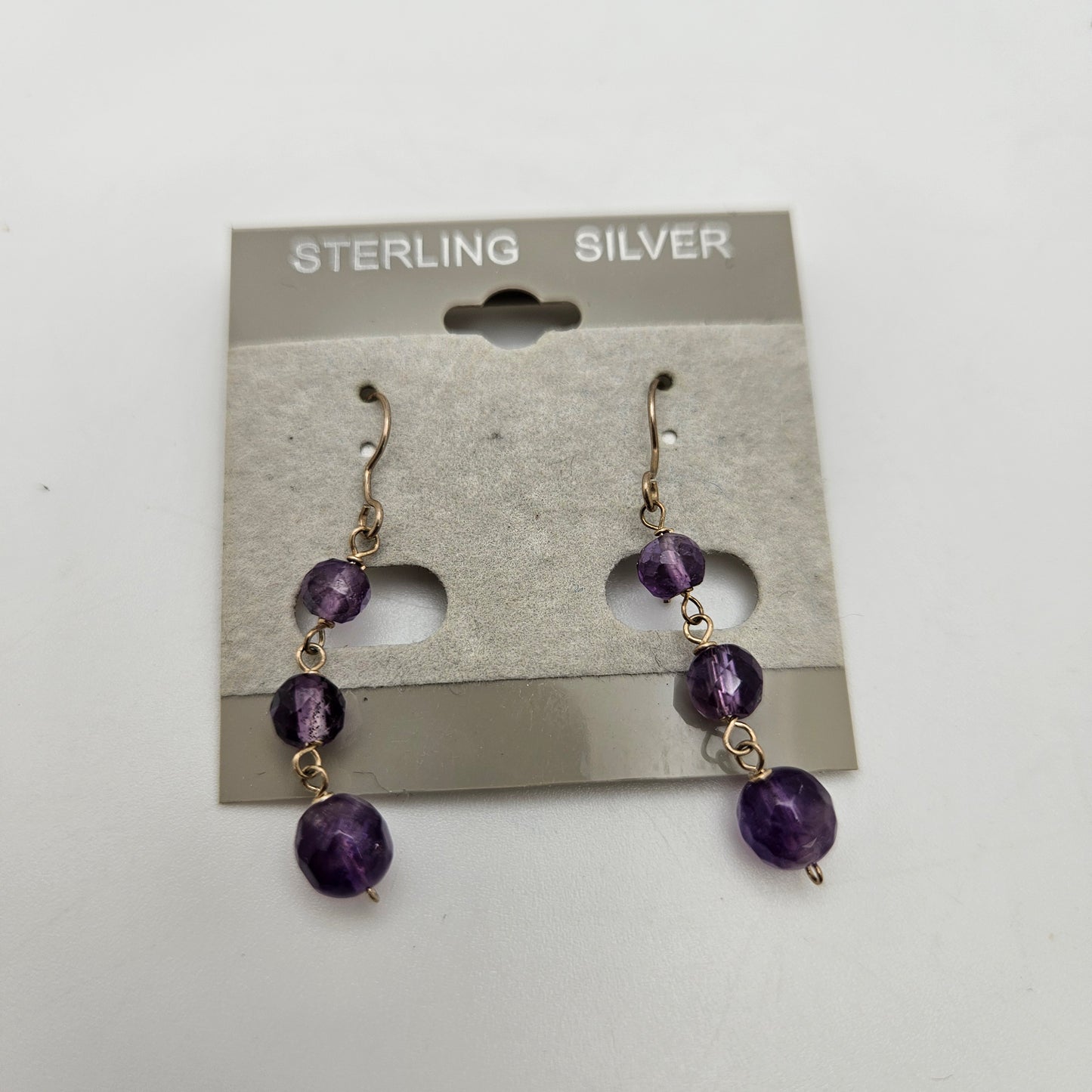 Assorted Gemstone Drop Earrings