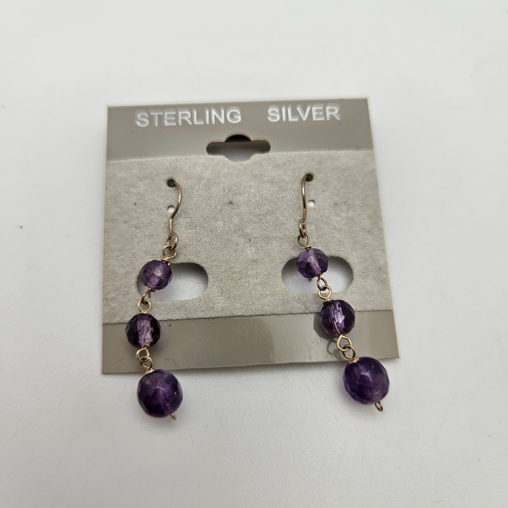 Assorted Gemstone Drop Earrings