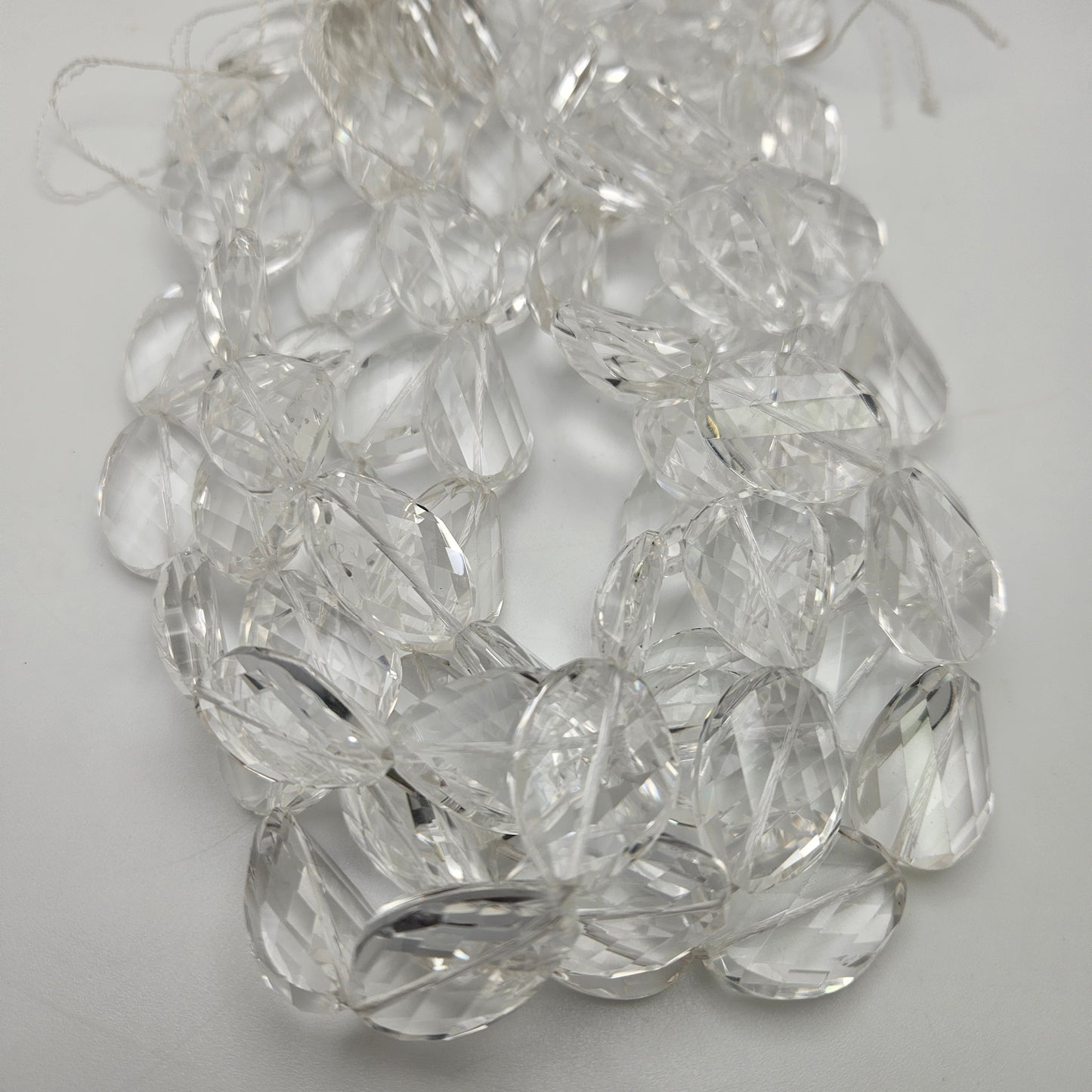 Large Clear Quartz Wave Faceted