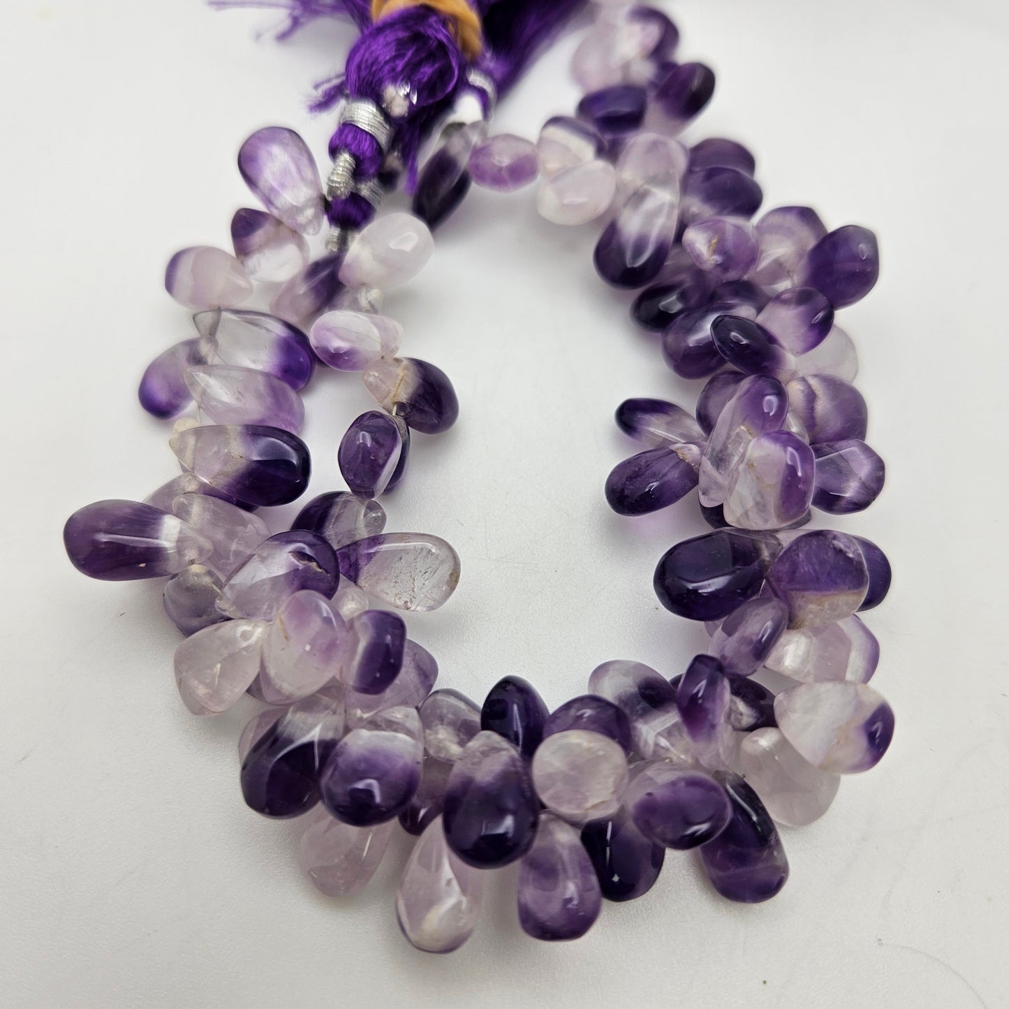 Chevron Amethyst Top Drill