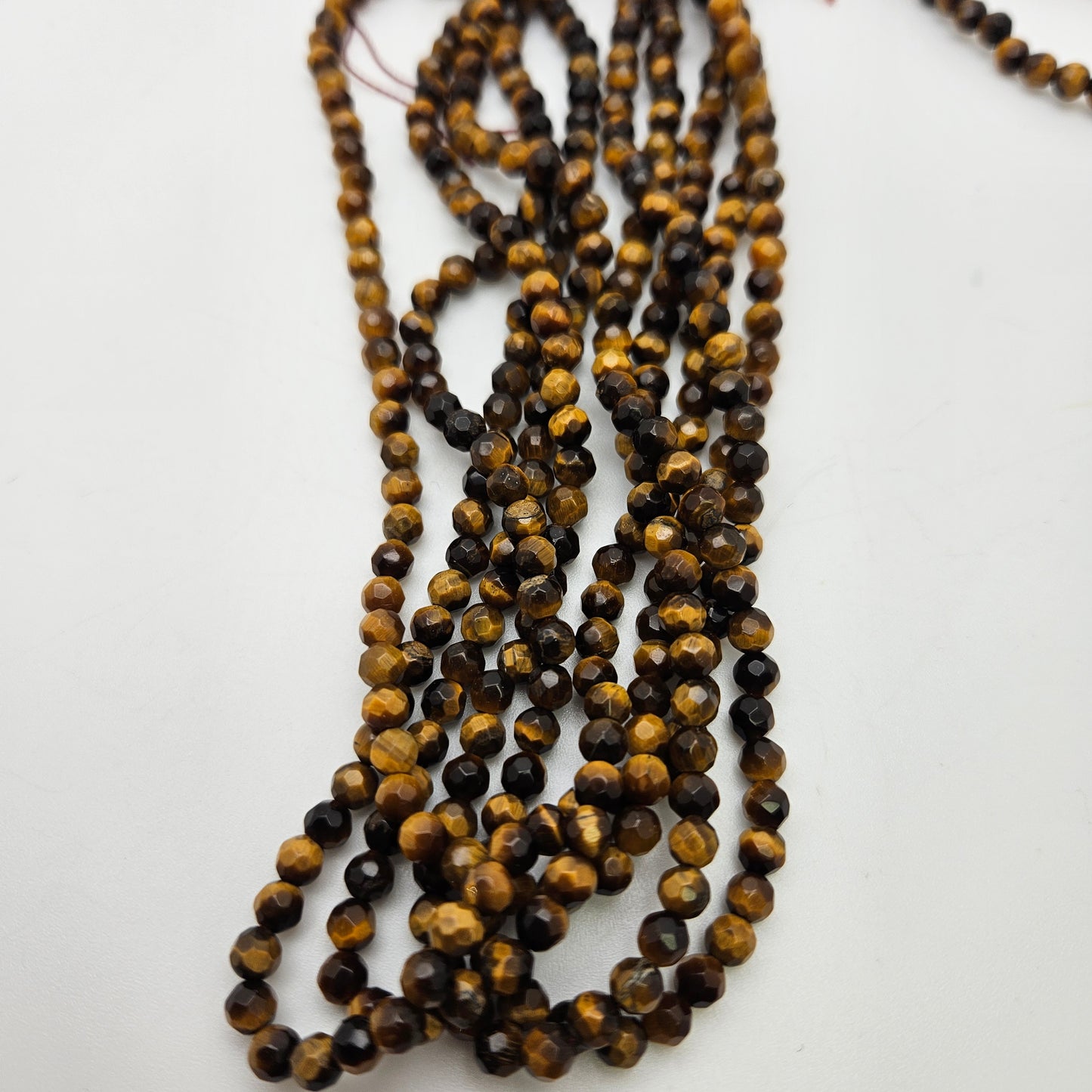 4mm Tiger's Eye Round Faceted