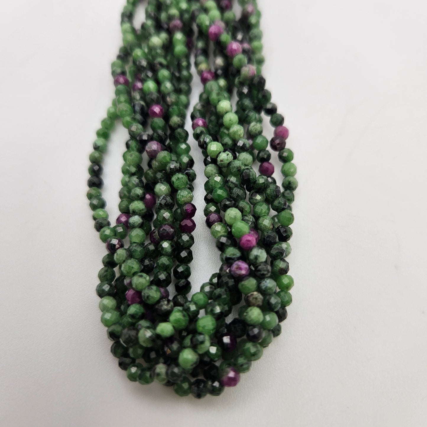 3mm Ruby Zoisite Round Faceted