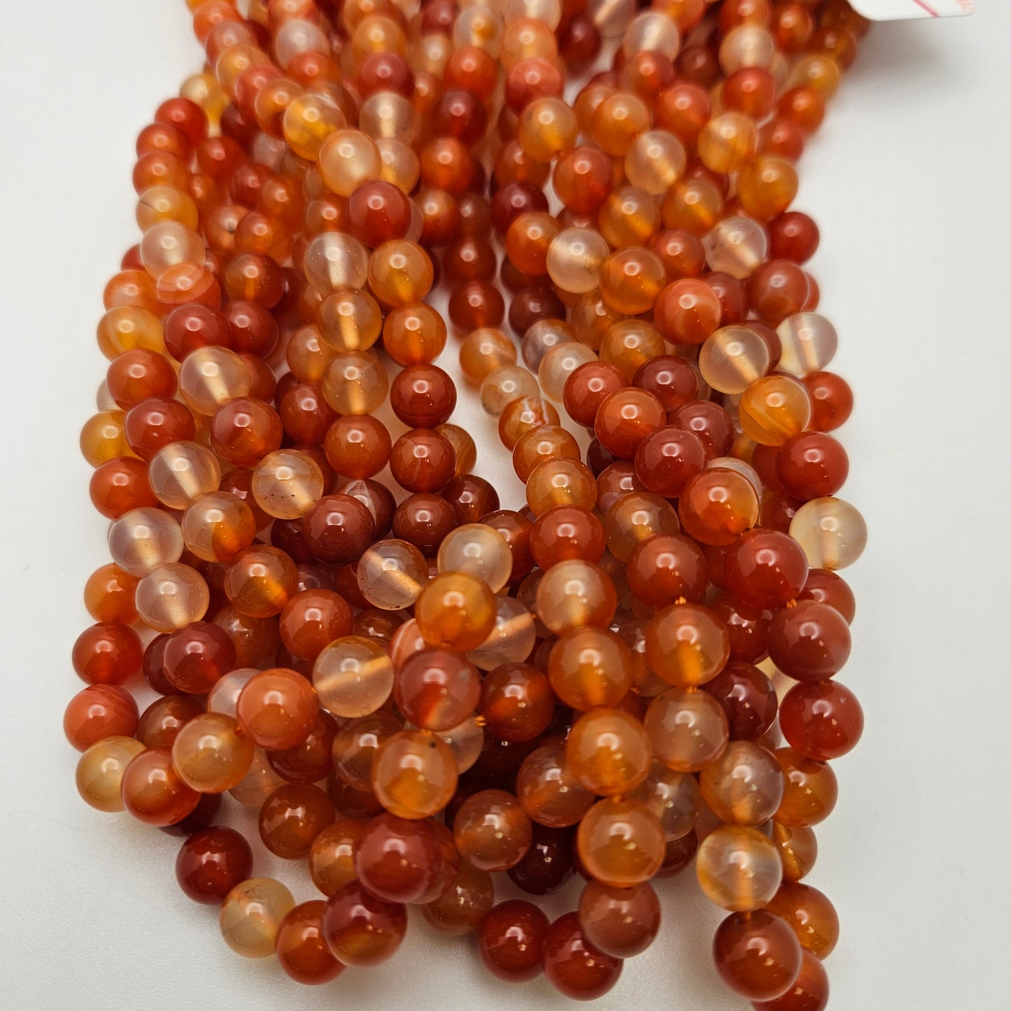 8mm Carnelian Round 13.99