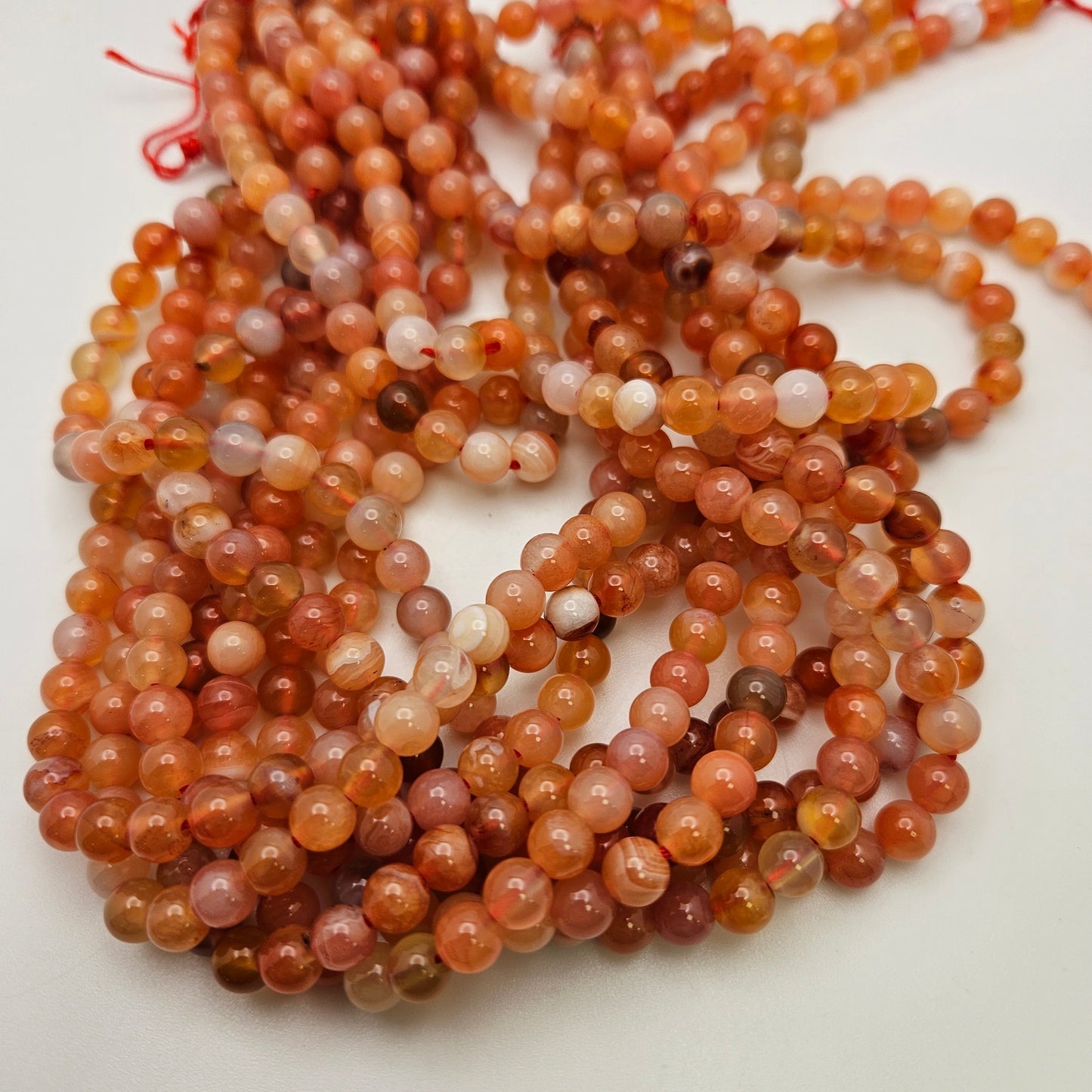 6mm Pink Chalcedony Round