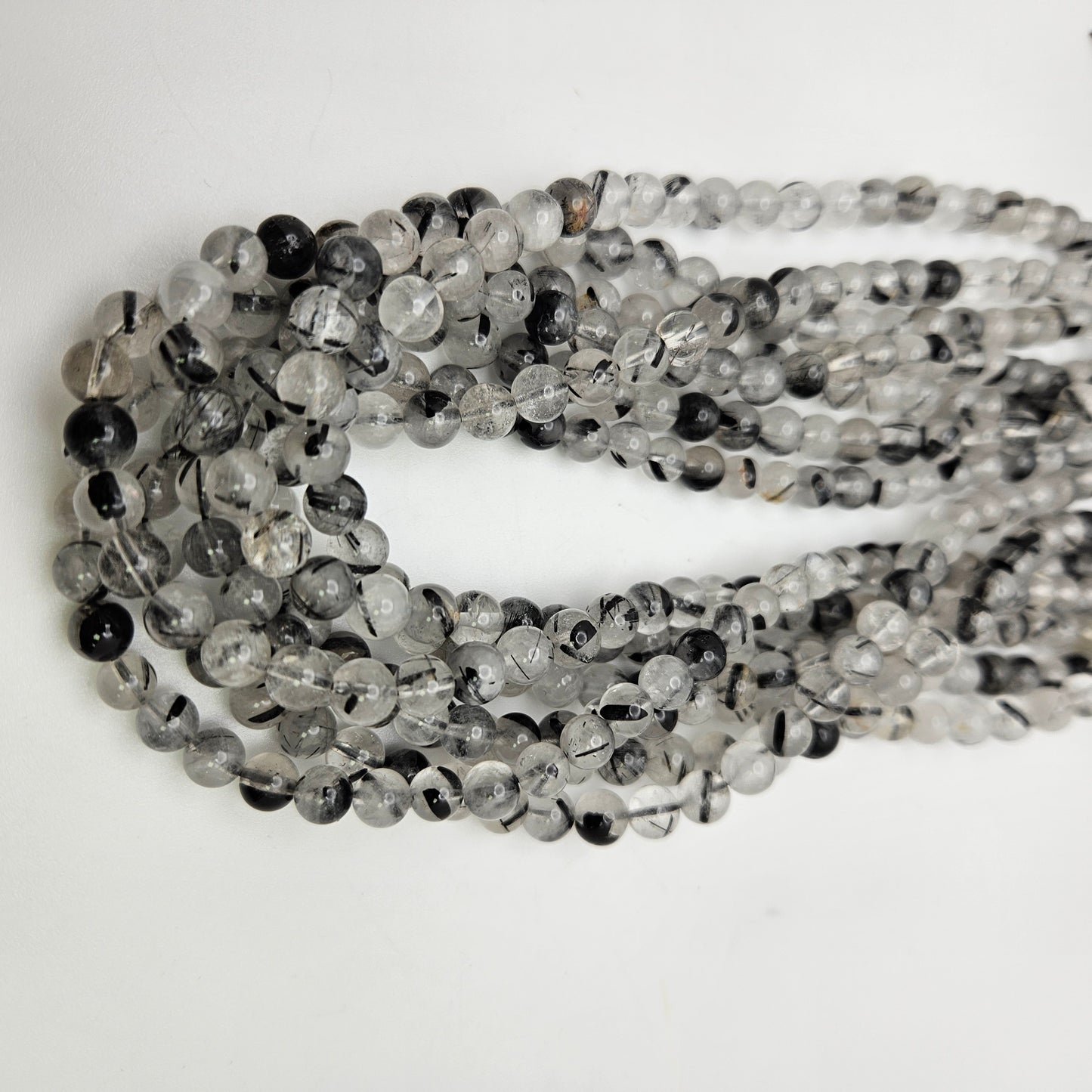 6mm Tourmulated Quartz Round