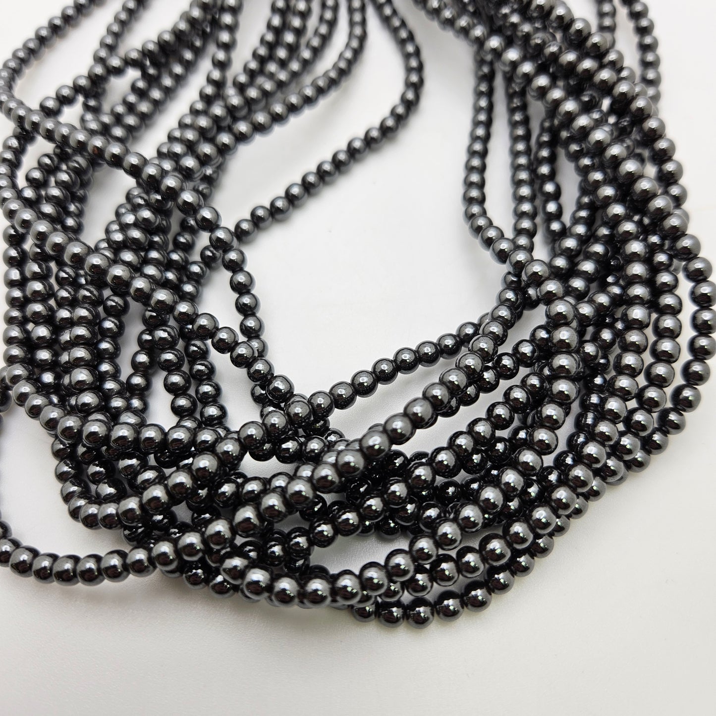 4mm Hematite Round