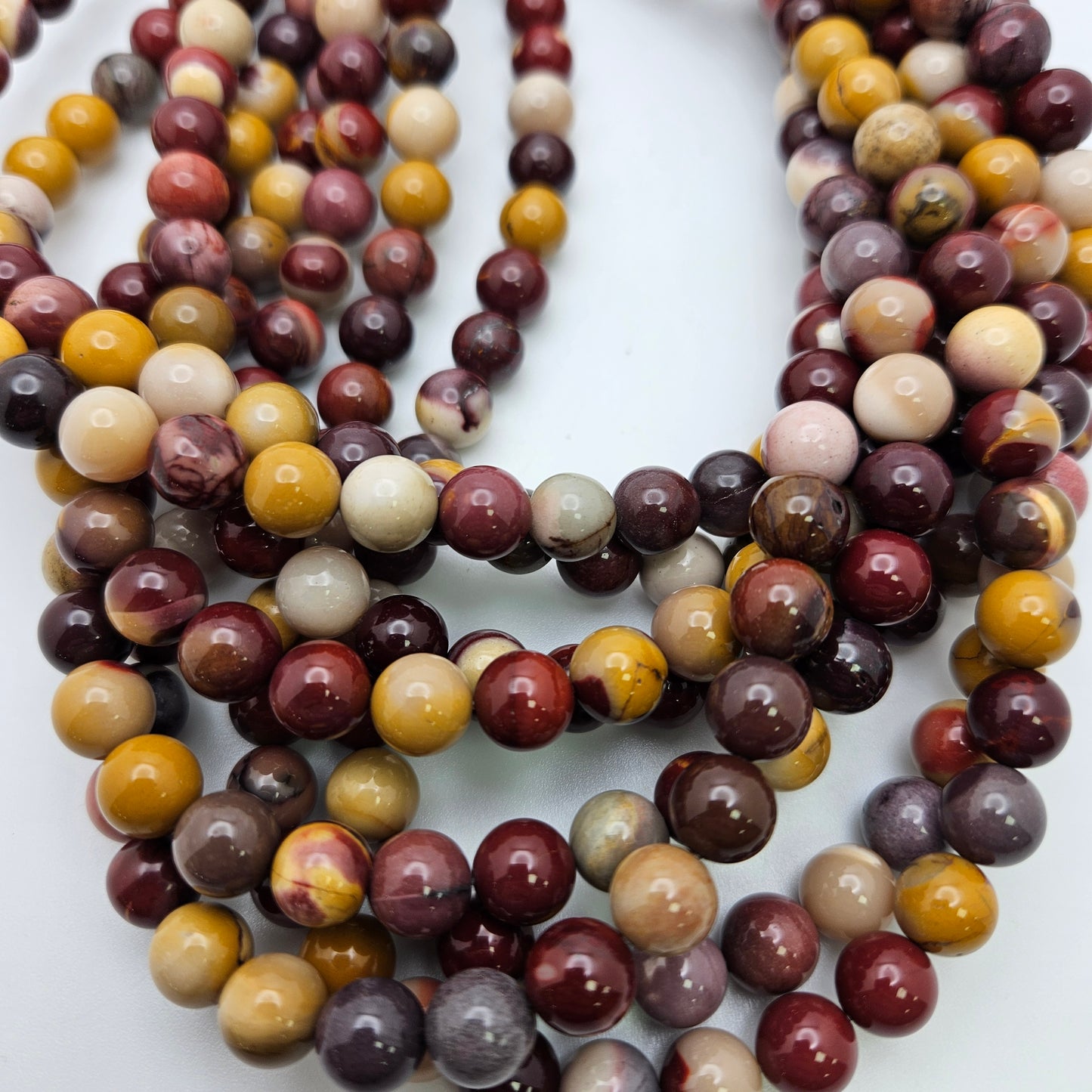 4mm Mookaite Jasper Round