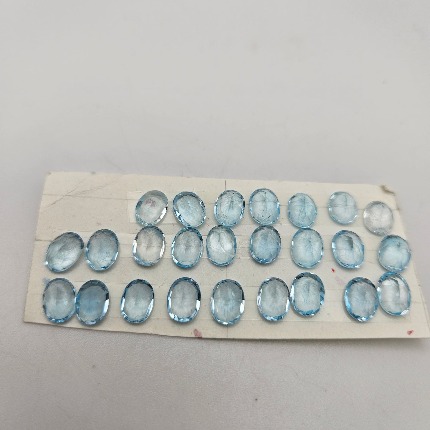 6x6mm Blue Topaz Oval Cabochon
