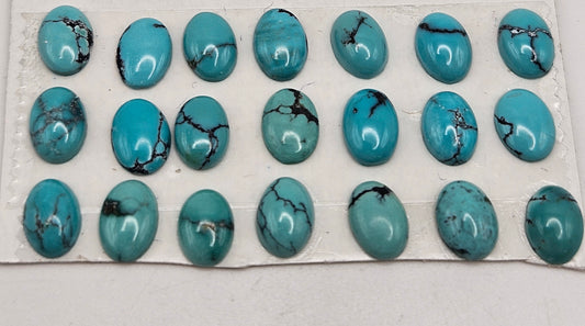 4mm Turquoise Cabochon Oval