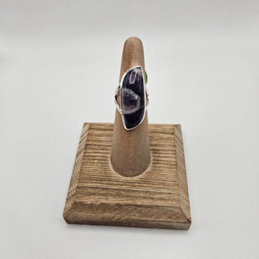 SS Amethyst Wave Ring