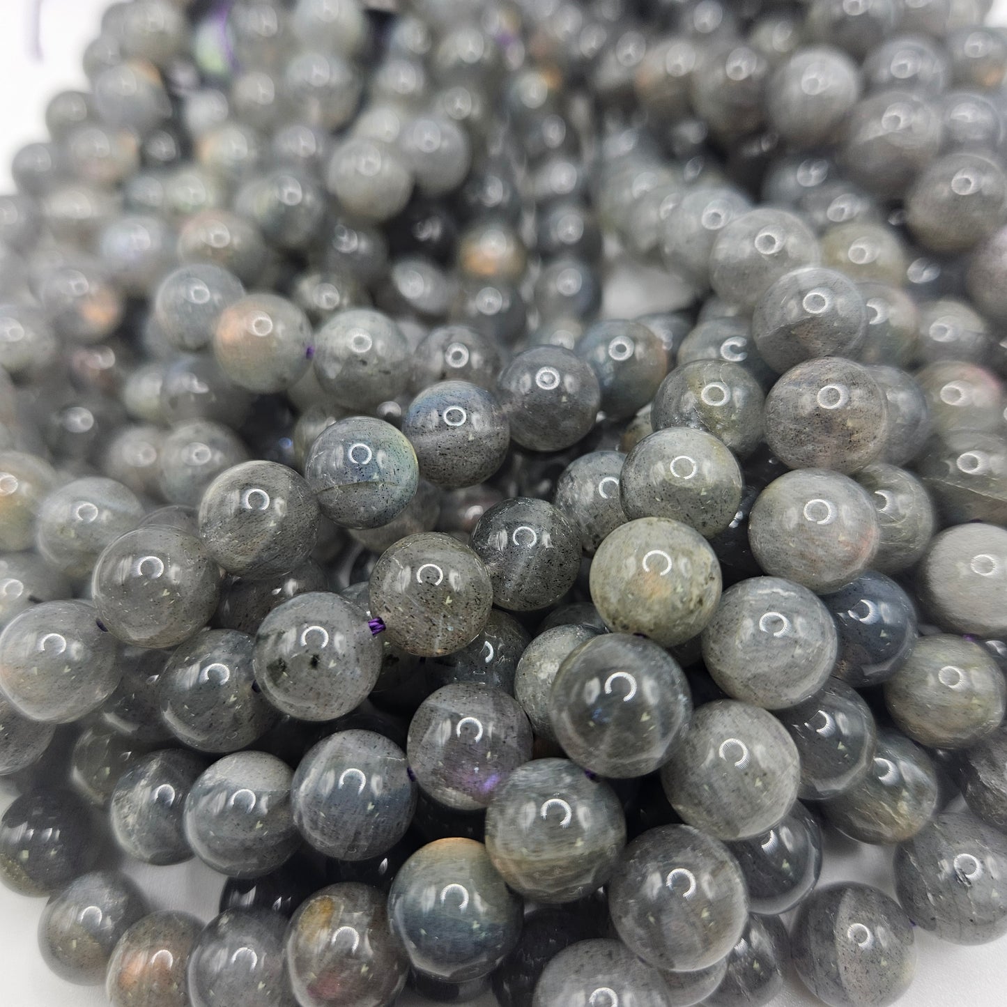 10mm Labradorite Round Bead Strand