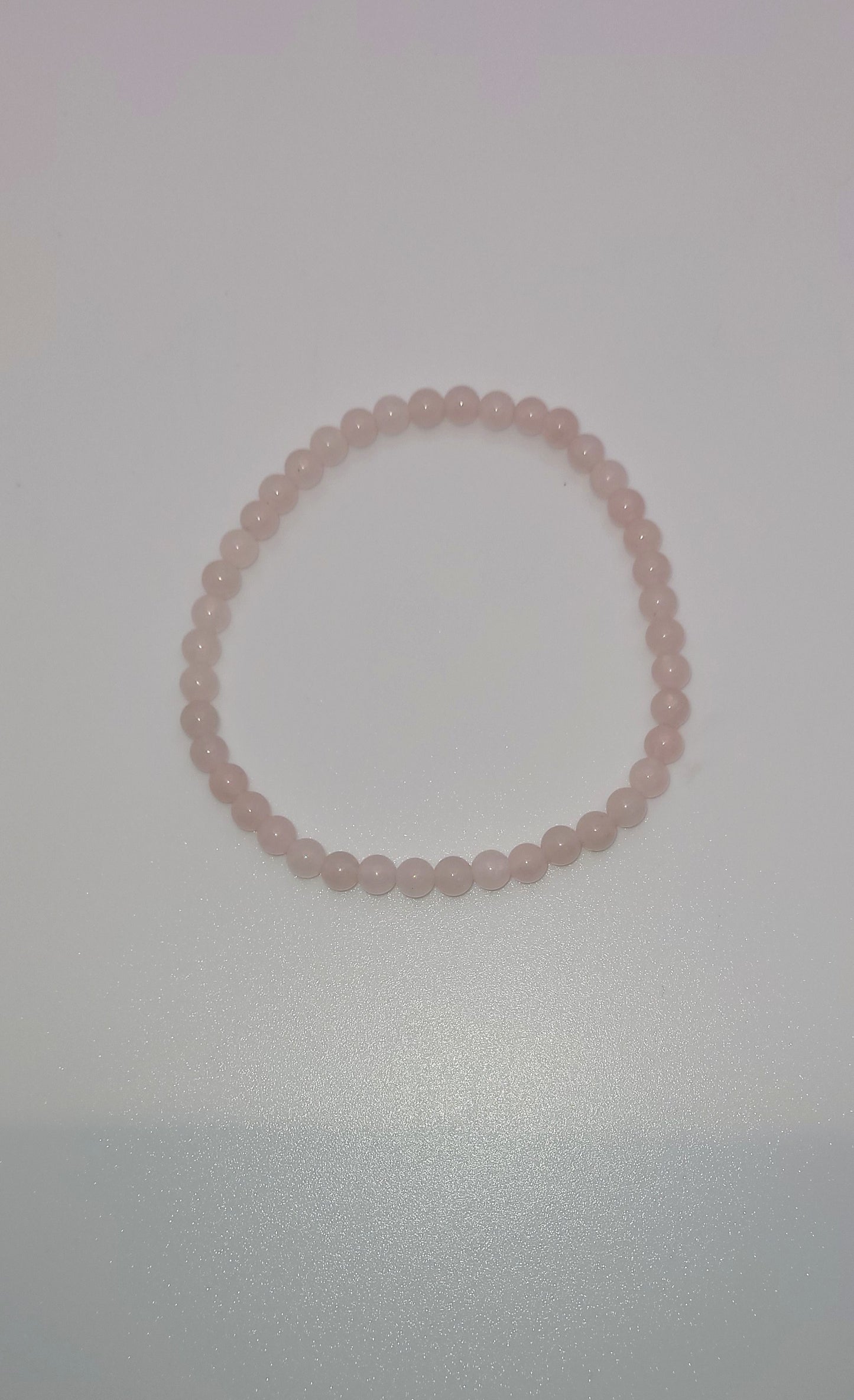 4mm Rose Quartz Stretch Bracelet