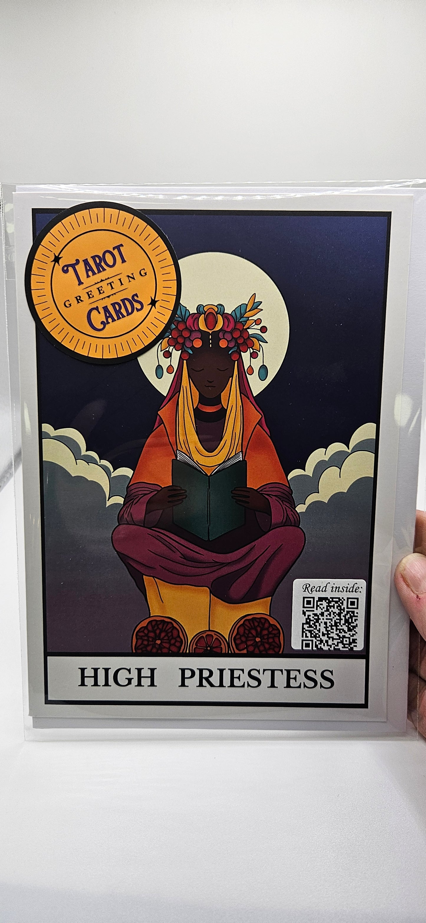High Priestess Tarot Greeting Card