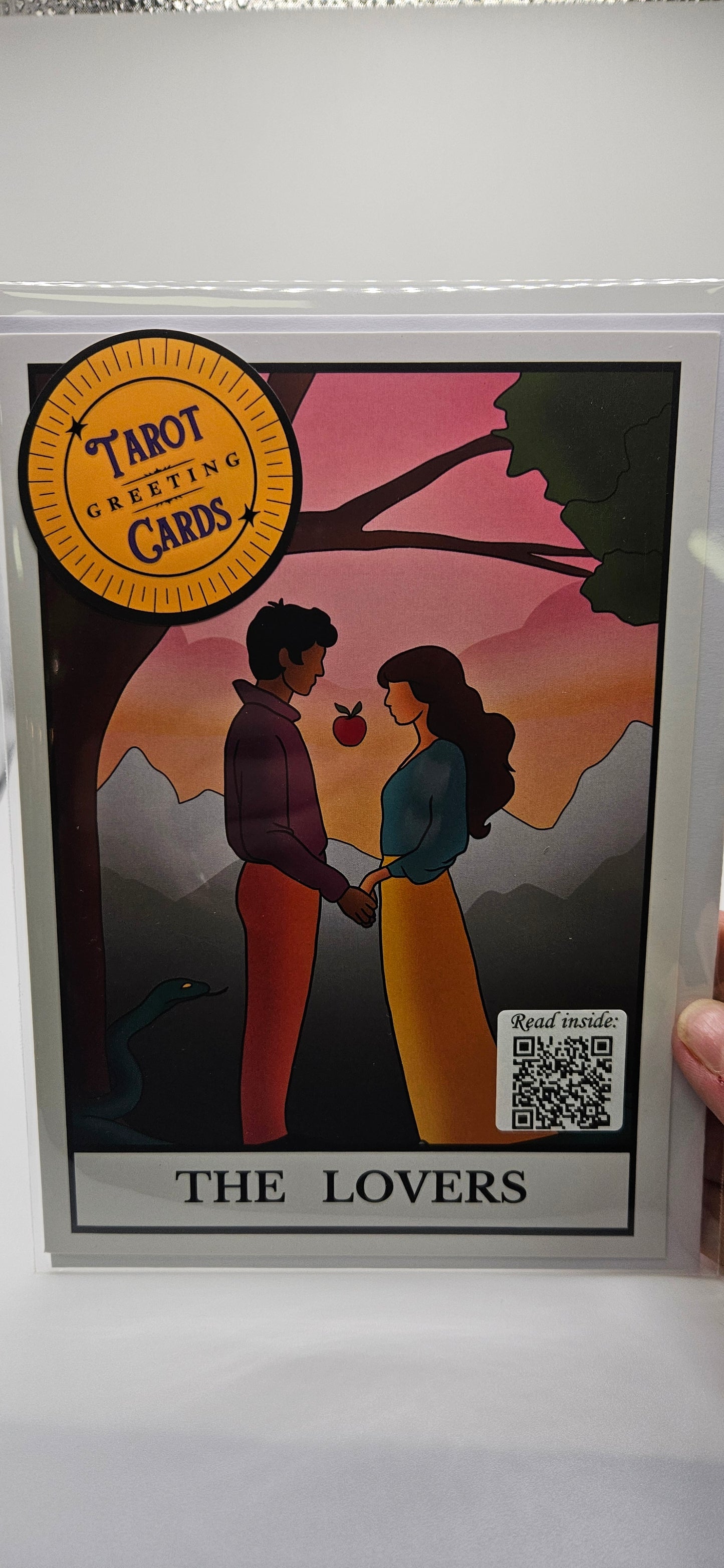 The Lovers Tarot Greeting Card
