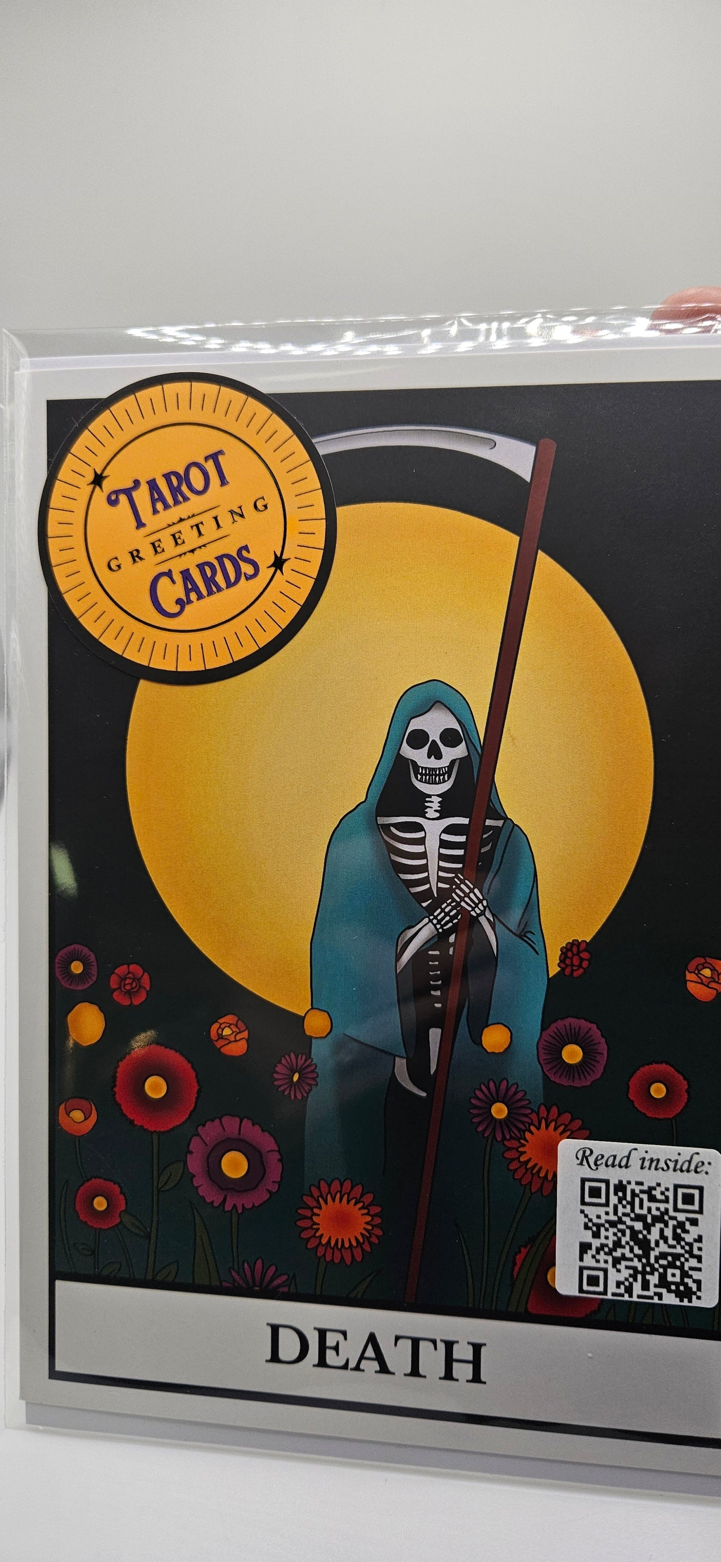 Death Tarot Greeting Card