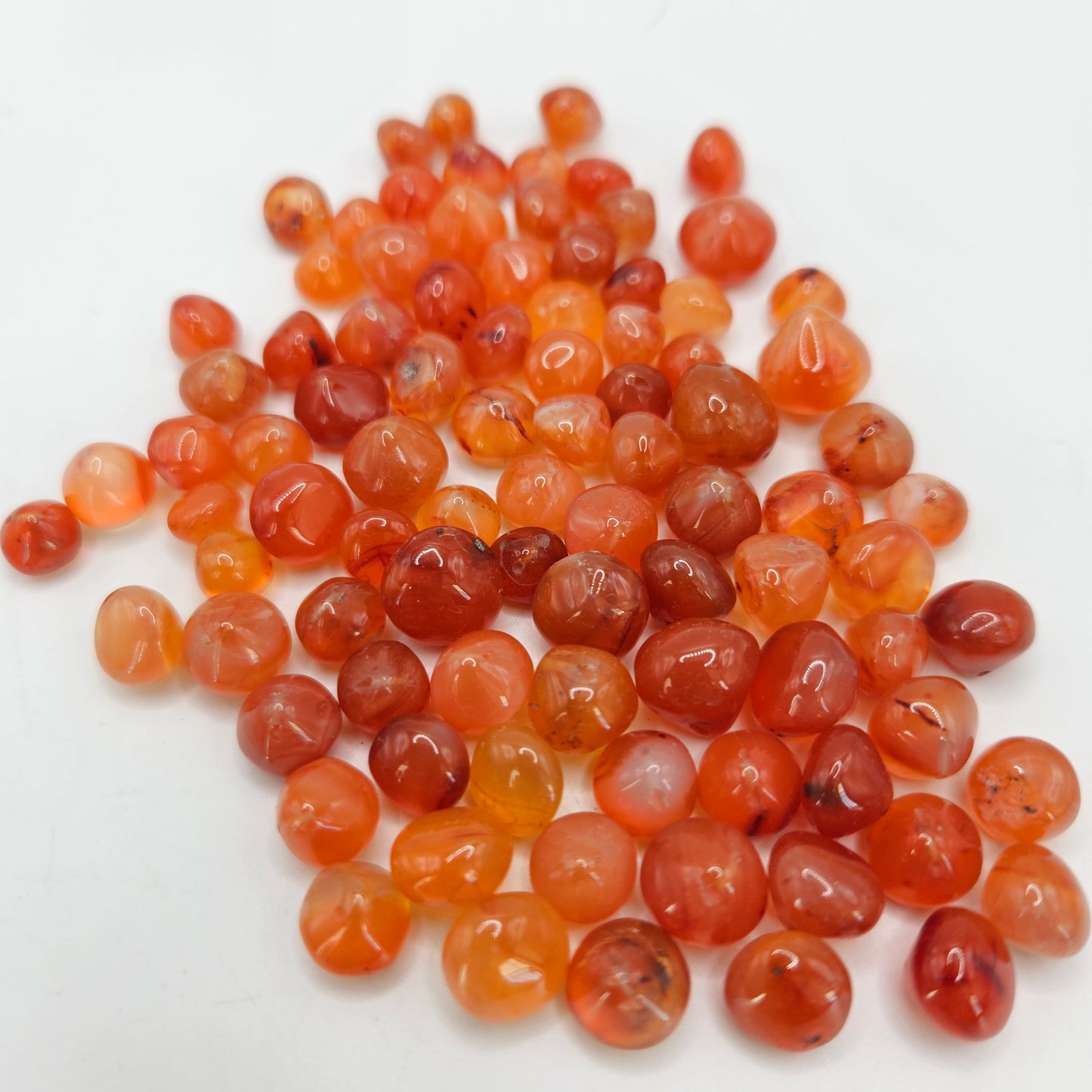 6-8mm Carnelian Top Drill Single Bead