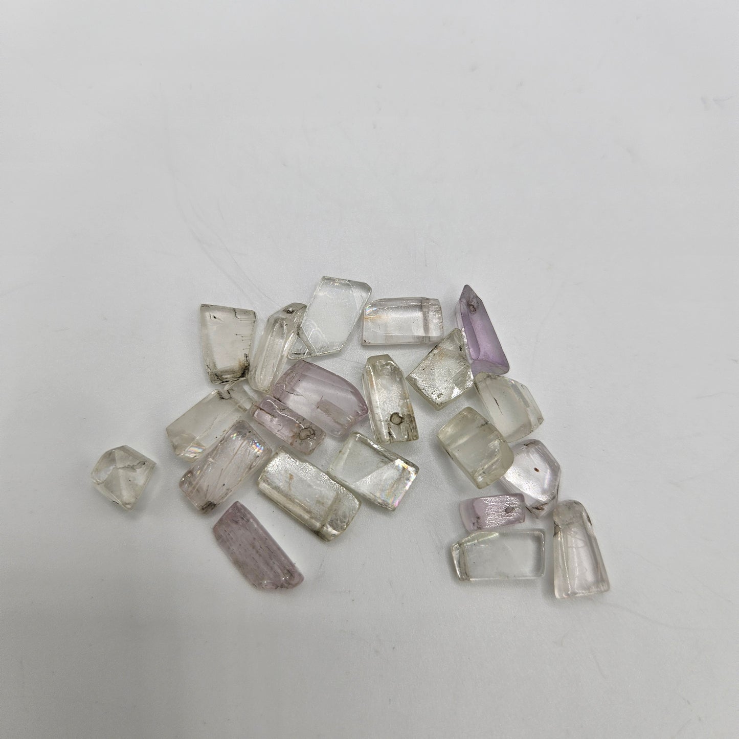 6mm Faceted Kunzite Top Drill Single Bead